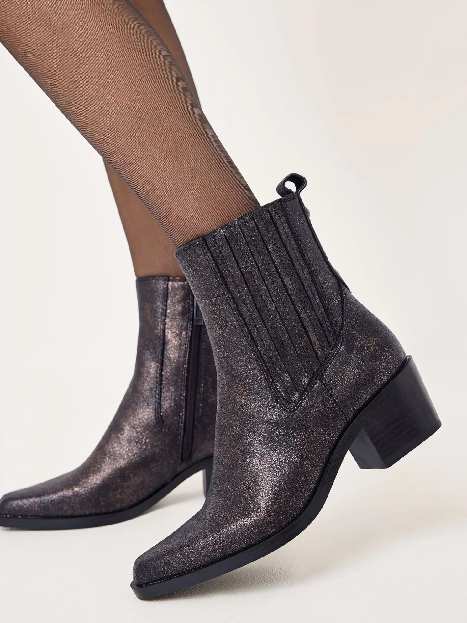 Tamaris Chelsea Boot - metallic