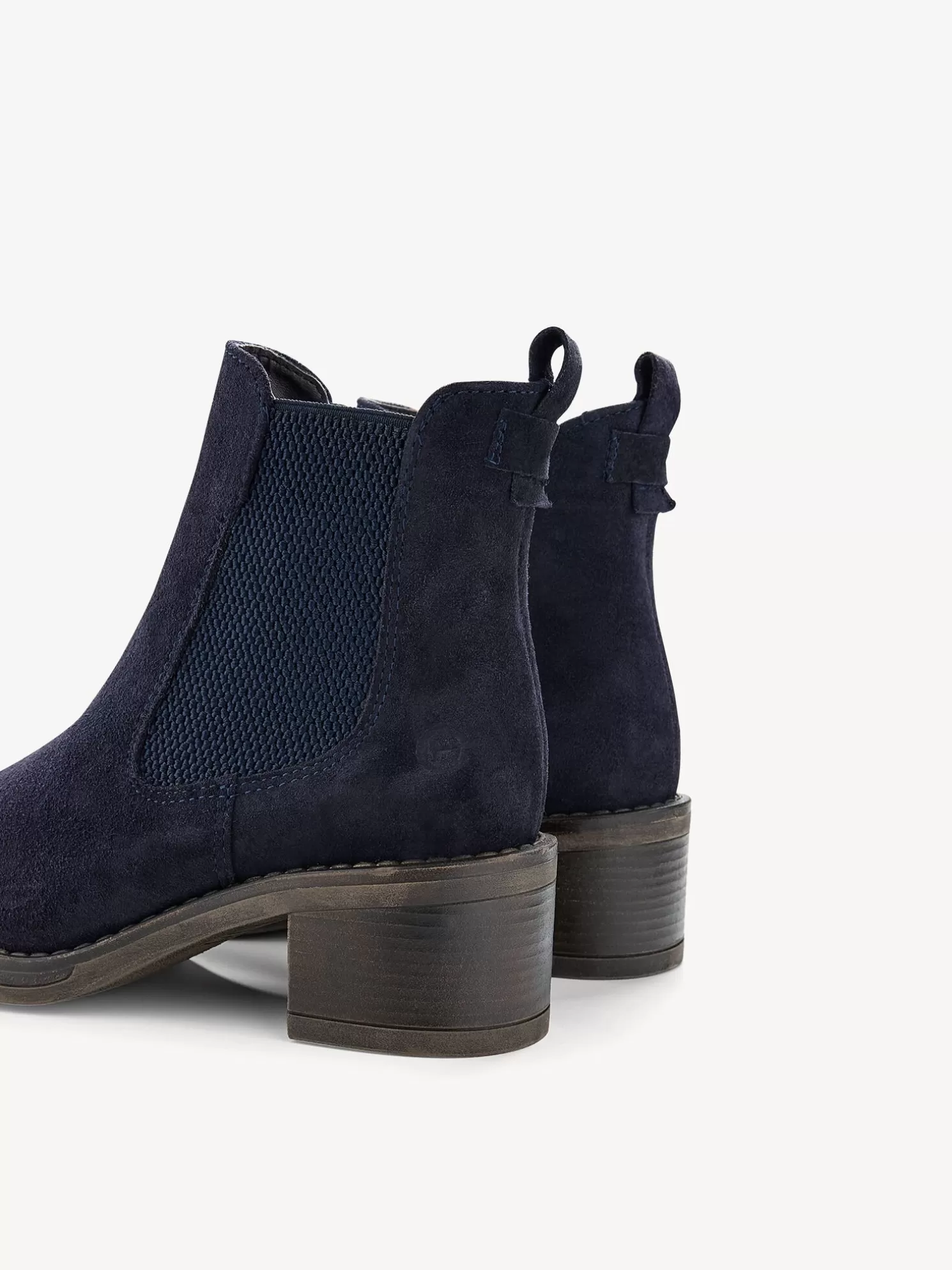 Tamaris Leder Chelsea Boot - blau