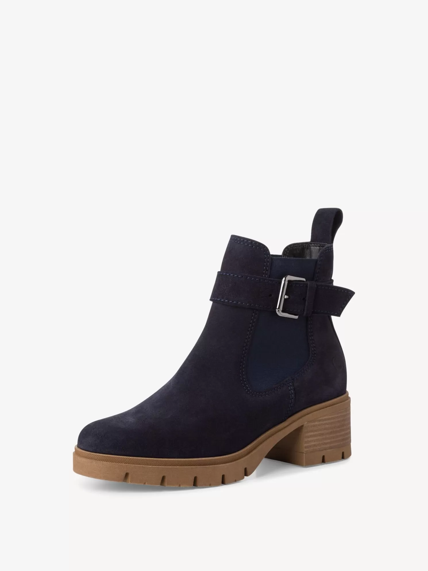 Tamaris Leder Chelsea Boot - blau