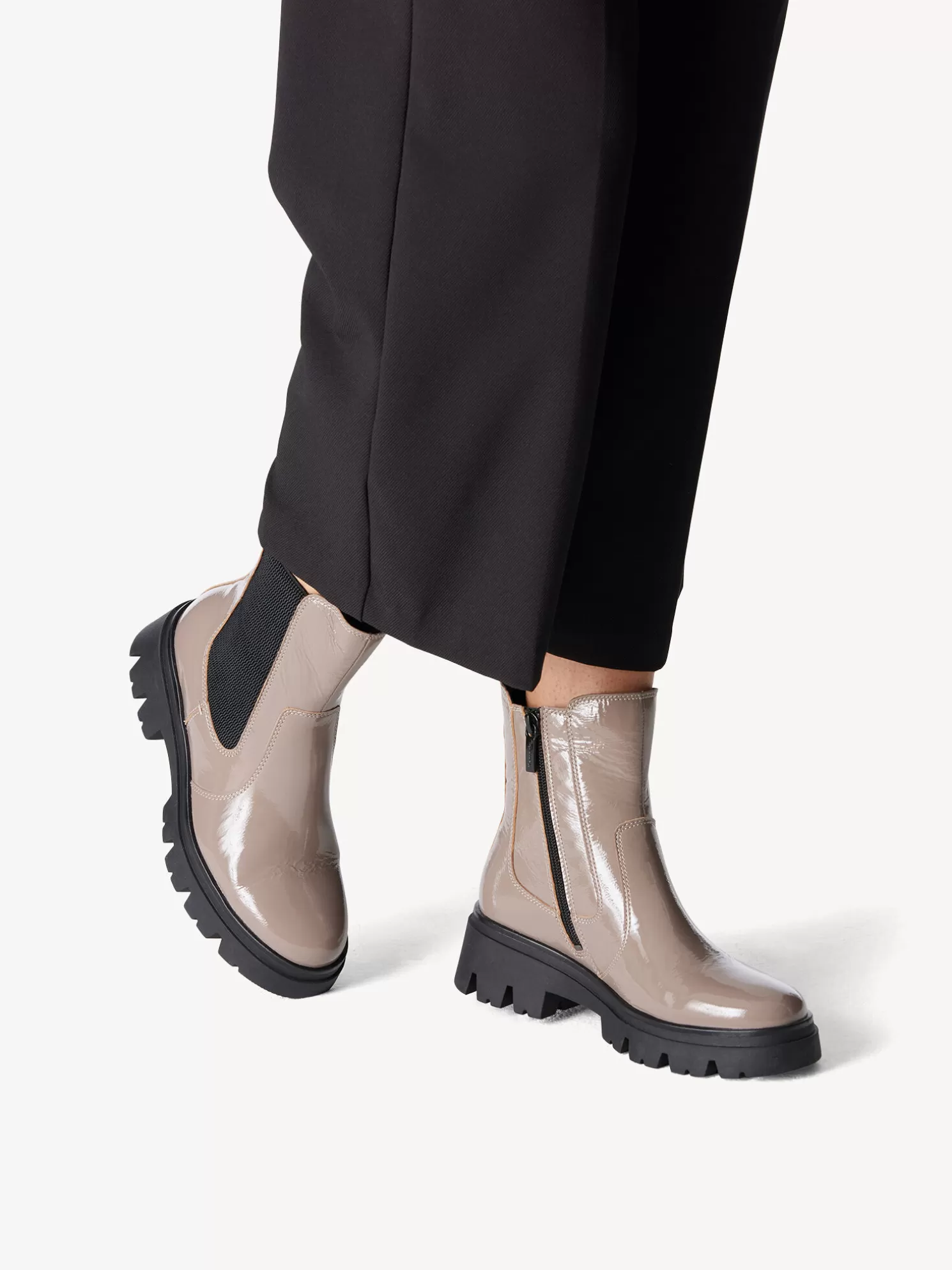 Tamaris Leder Chelsea Boot - braun