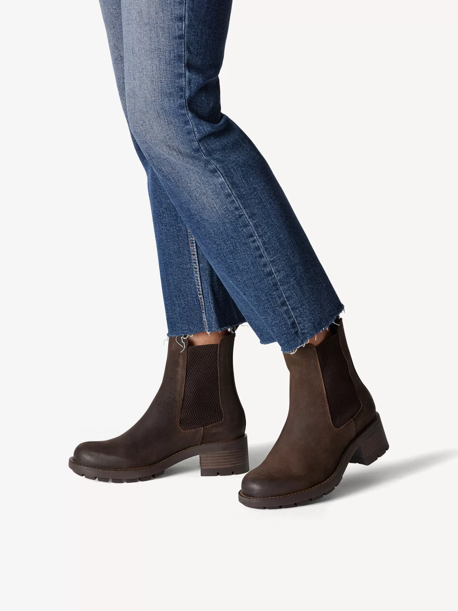 Tamaris Leder Chelsea Boot - braun