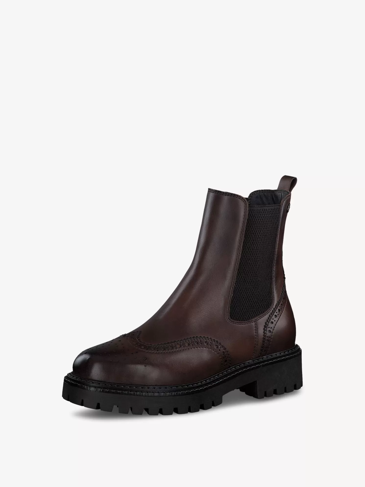 Tamaris Leder Chelsea Boot - braun