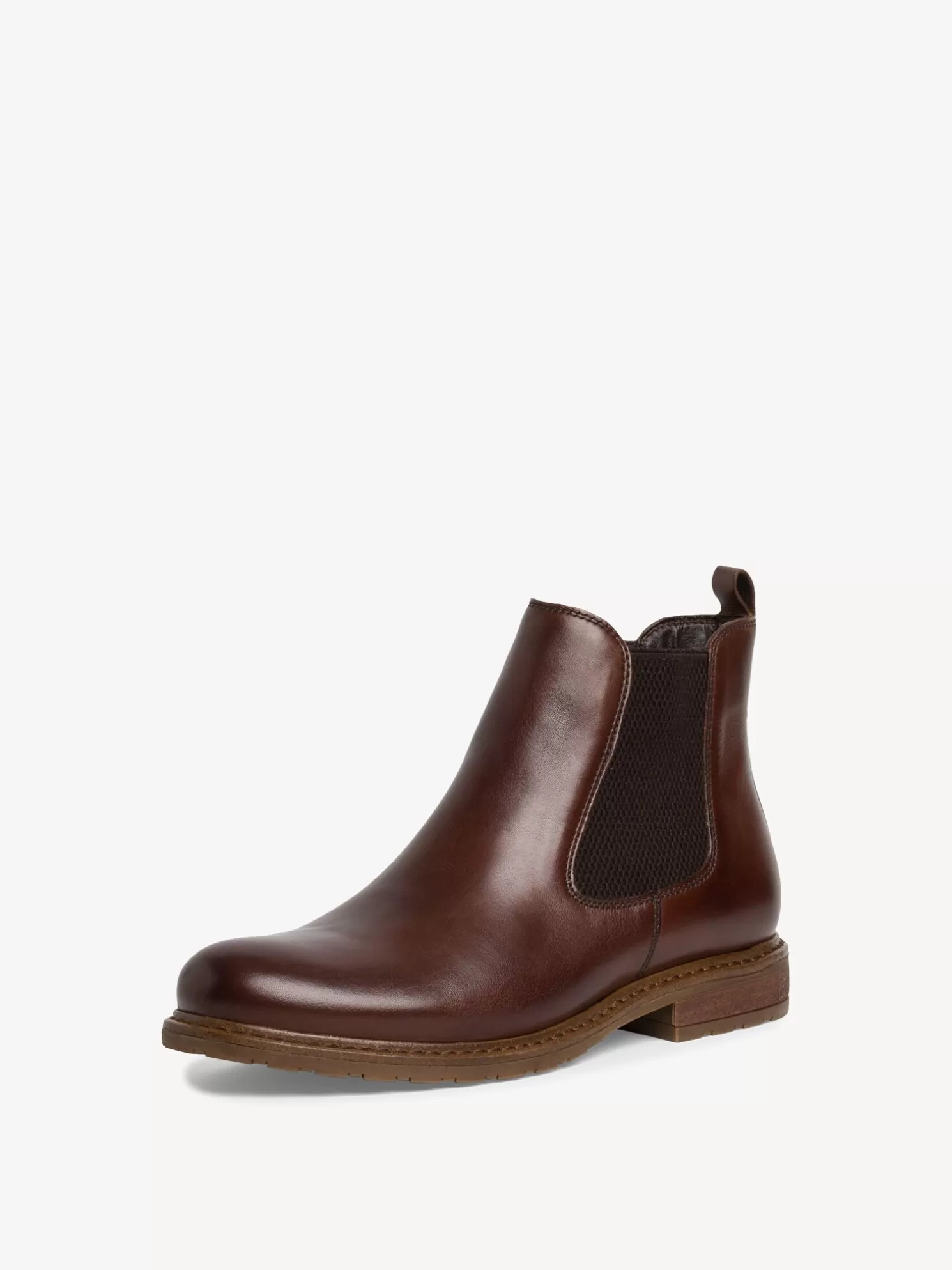 Tamaris Leder Chelsea Boot - braun