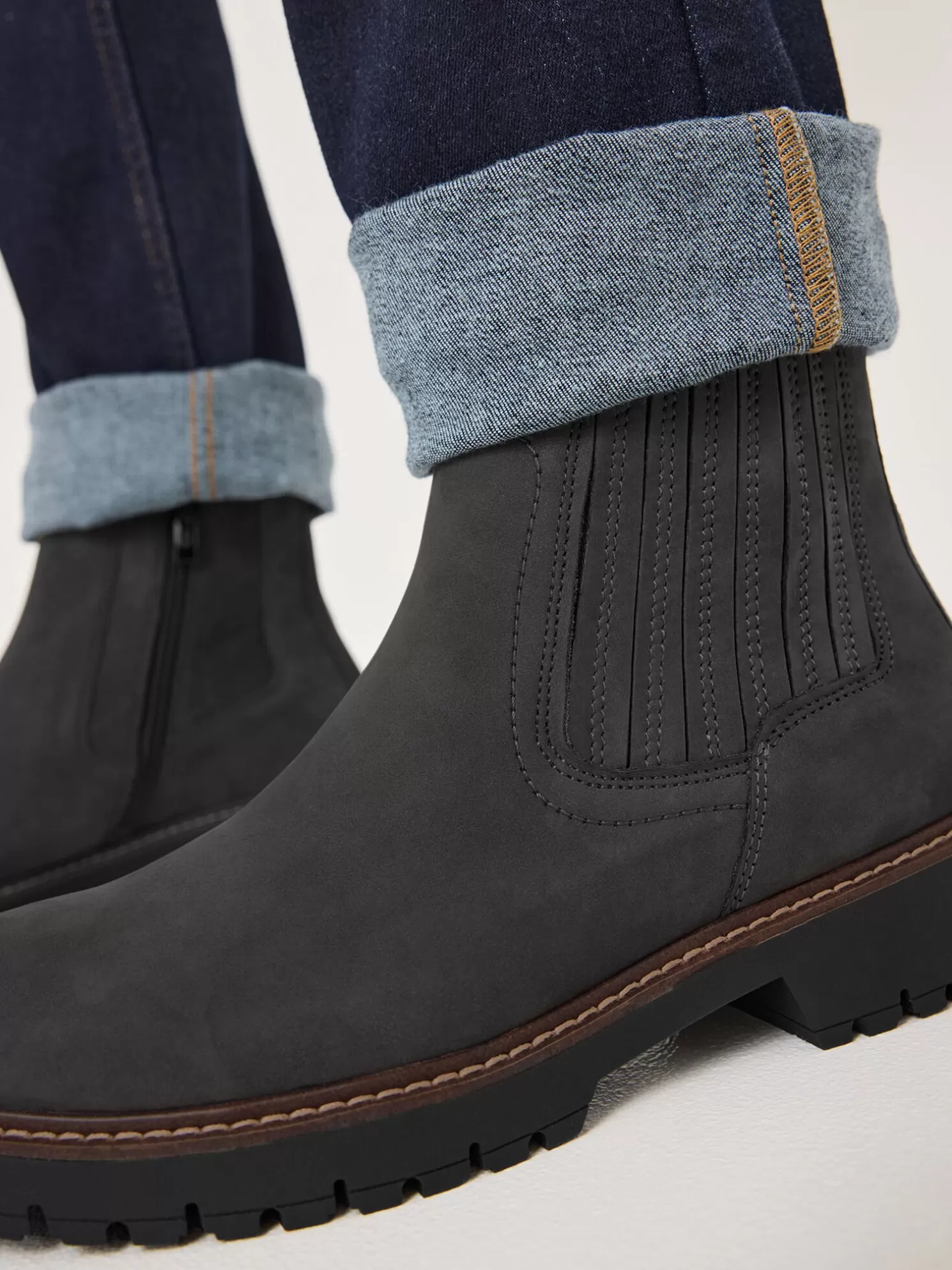 Tamaris Leder Chelsea Boot - grau