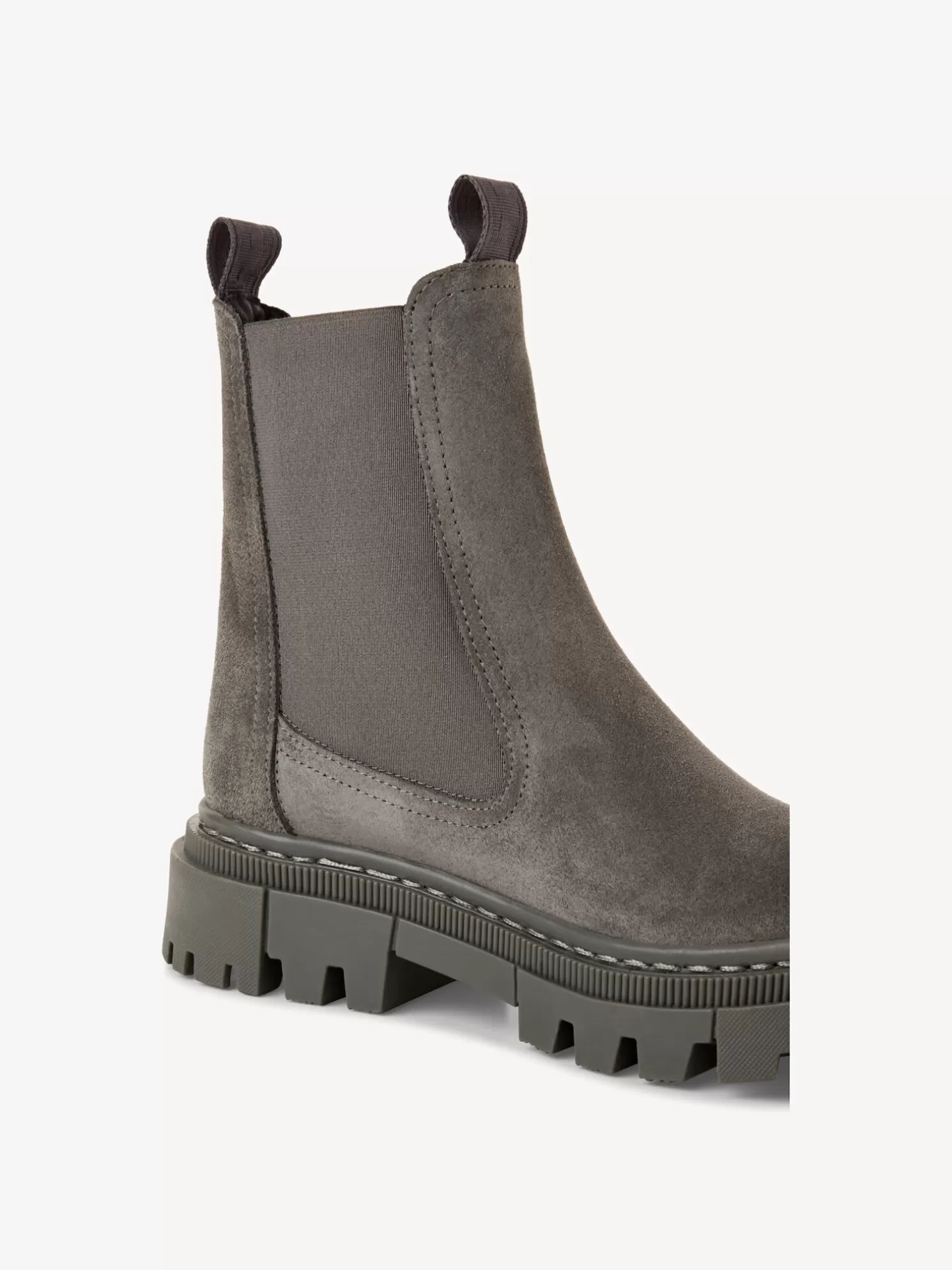 Tamaris Leder Chelsea Boot - grau