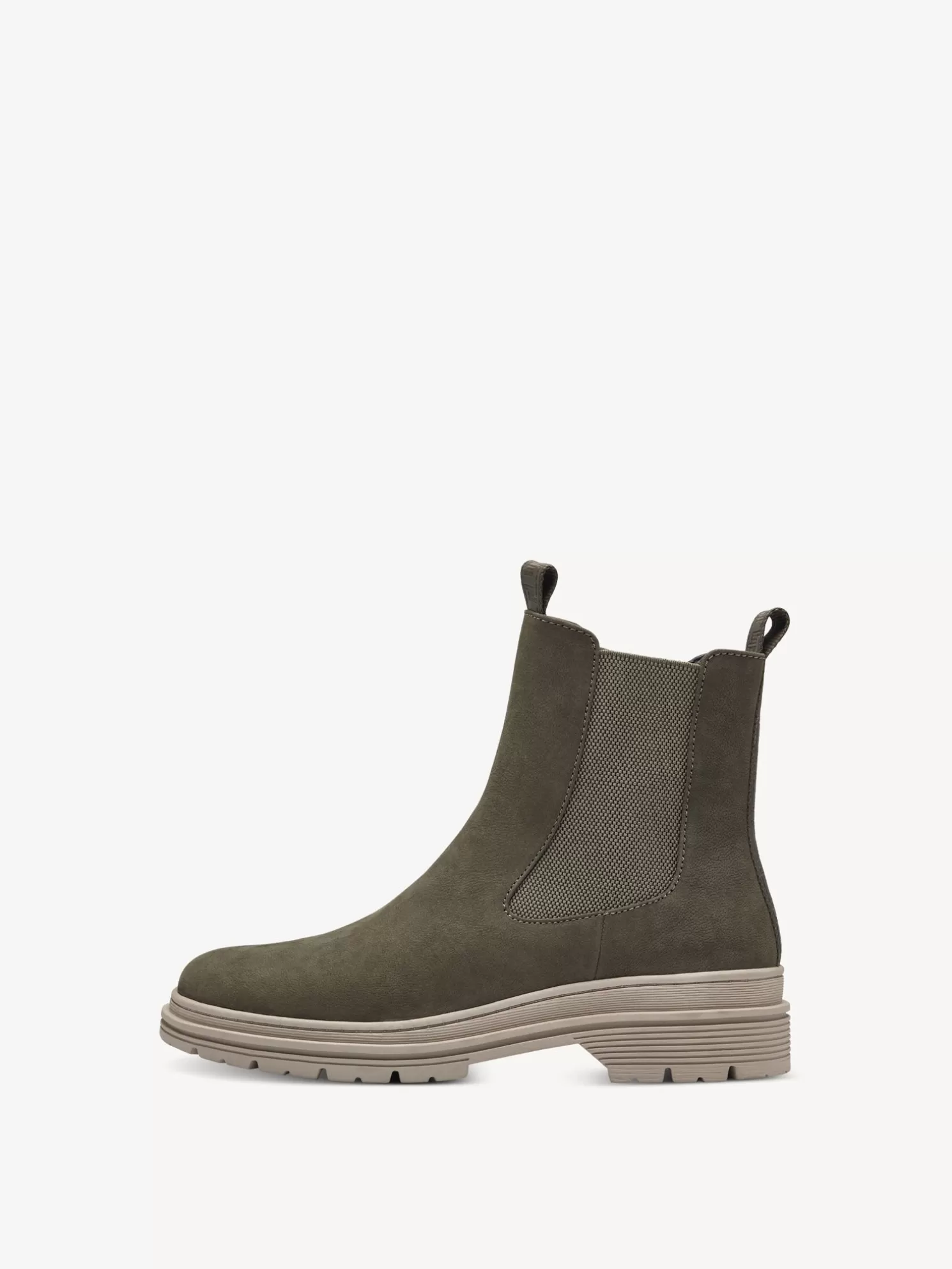 Tamaris Leder Chelsea Boot - grün