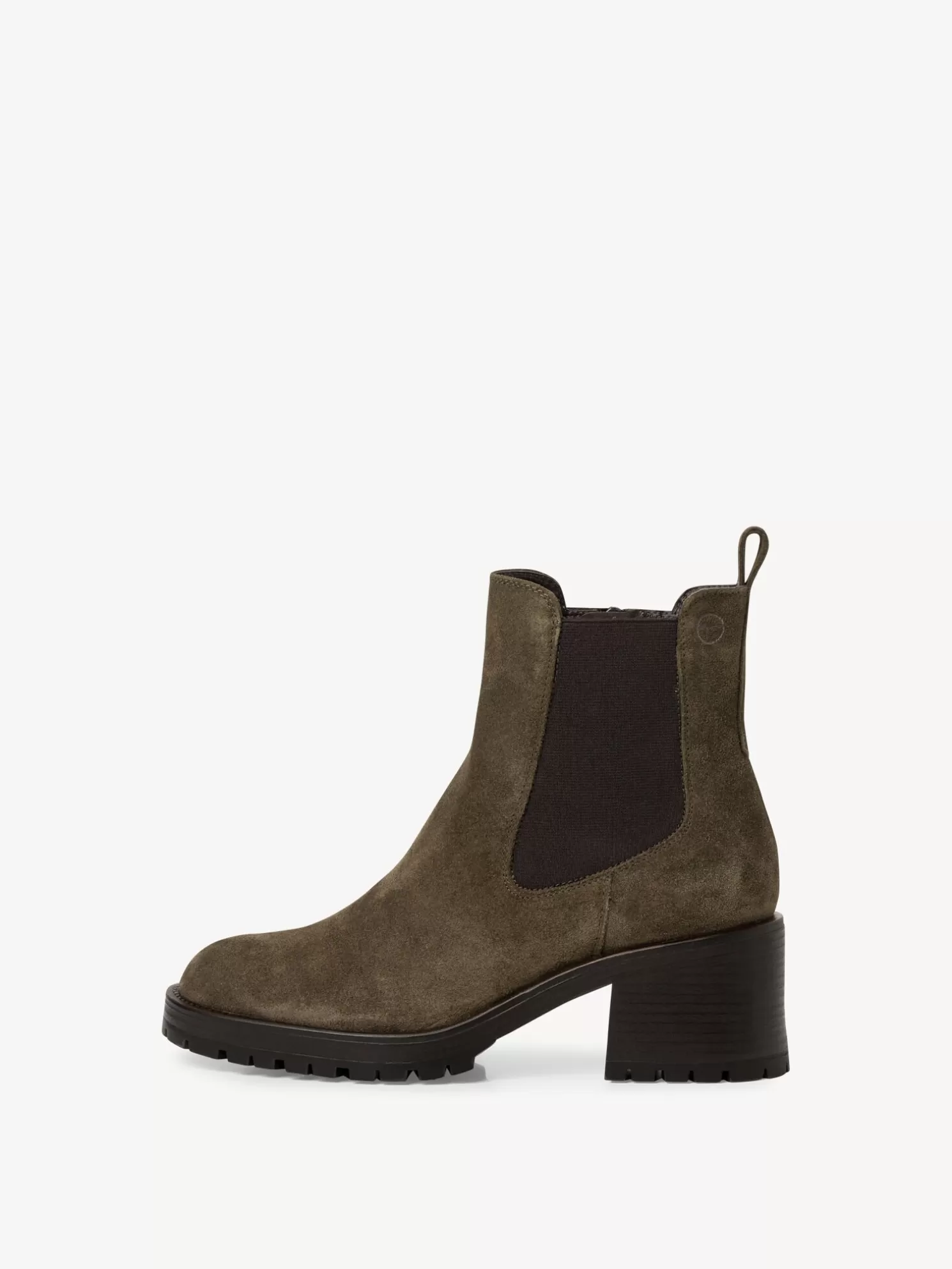 Tamaris Leder Chelsea Boot - grün