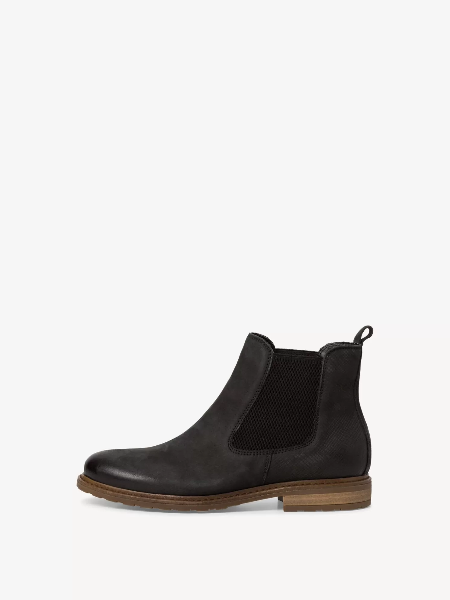 Tamaris Leder Chelsea Boot - schwarz