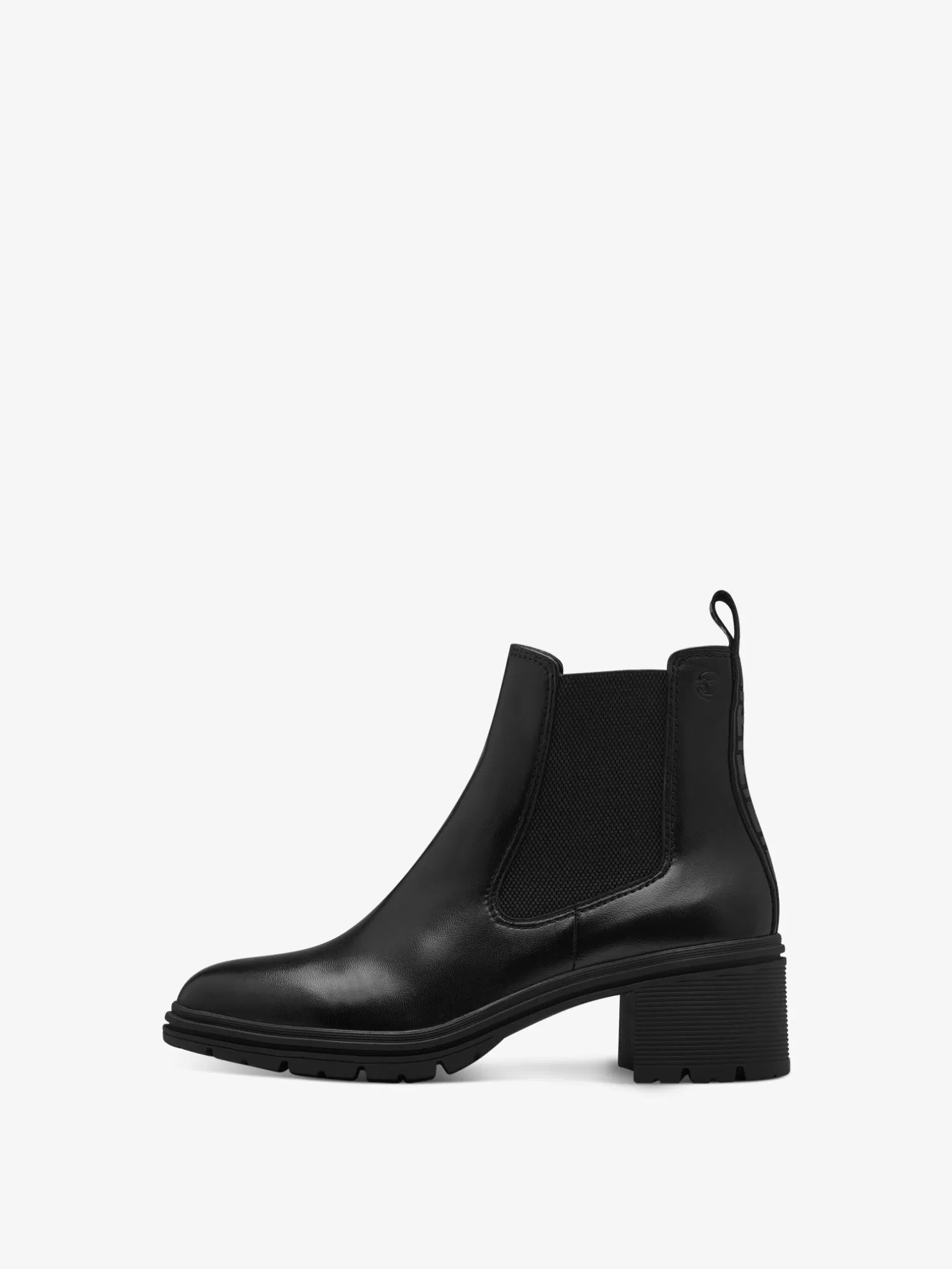 Tamaris Leder Chelsea Boot - schwarz