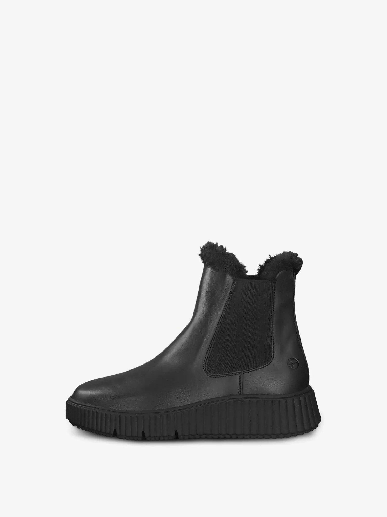 Tamaris Leder Chelsea Boot - schwarz