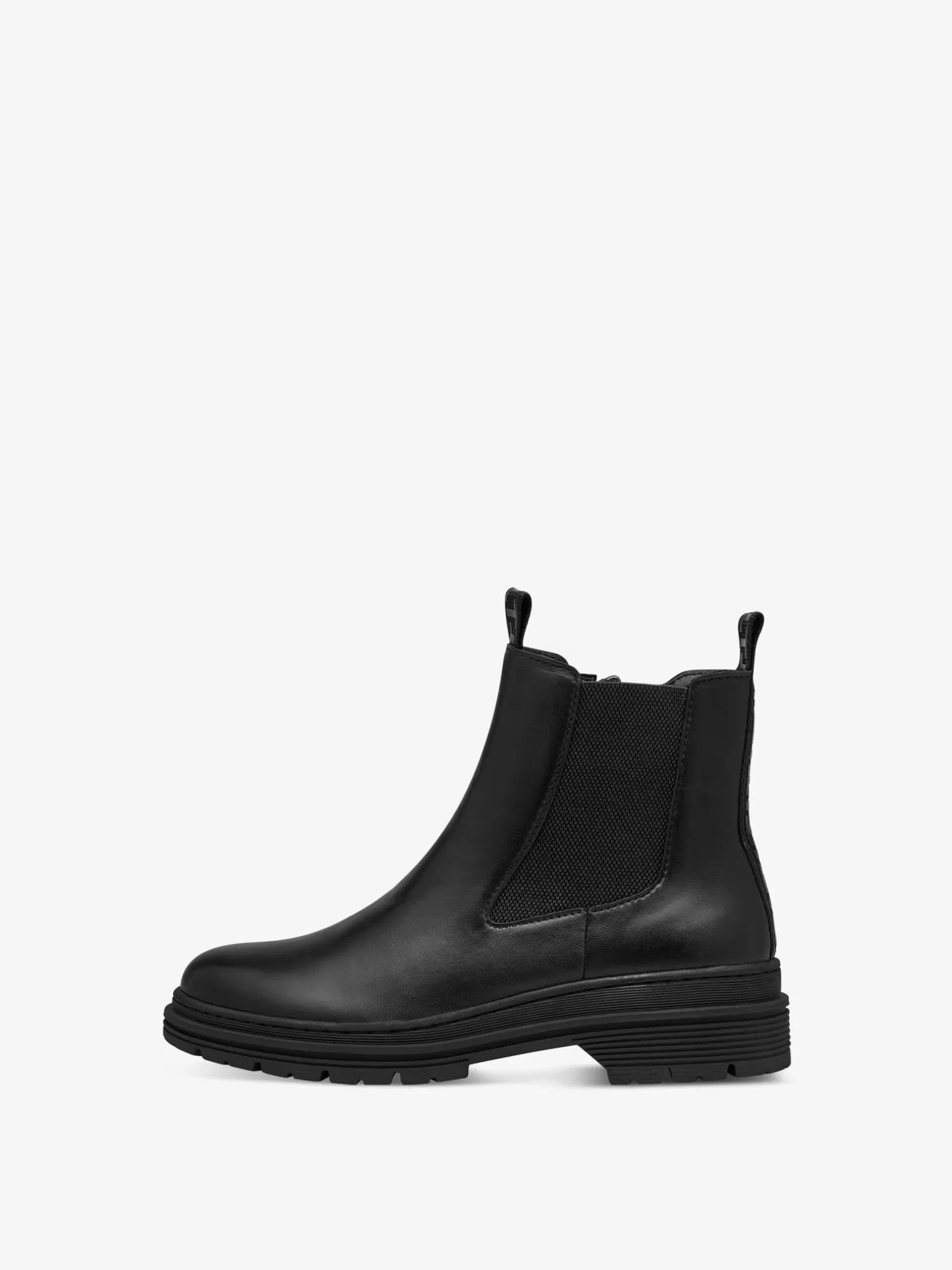 Tamaris Leder Chelsea Boot - schwarz