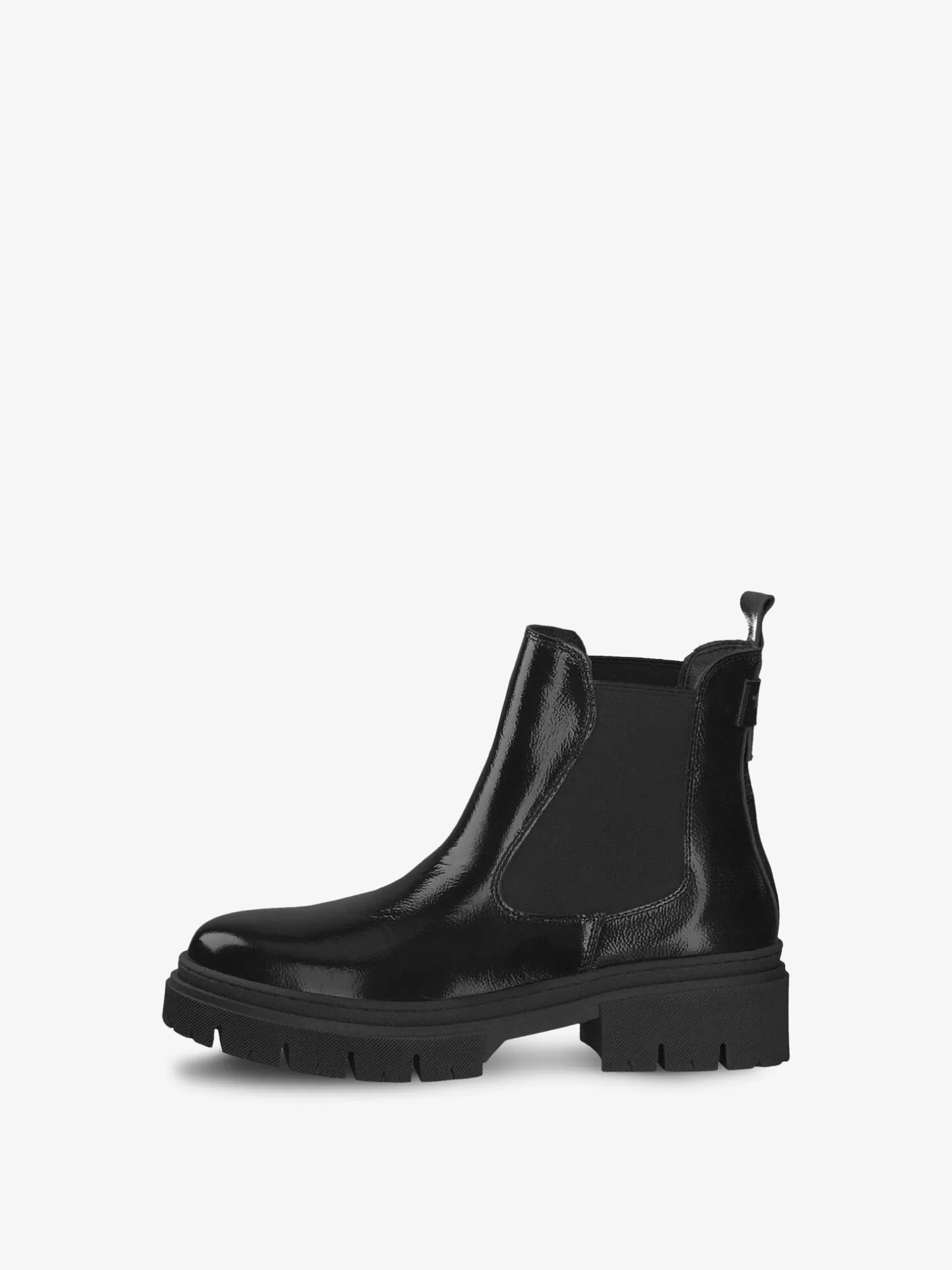 Tamaris Leder Chelsea Boot - schwarz