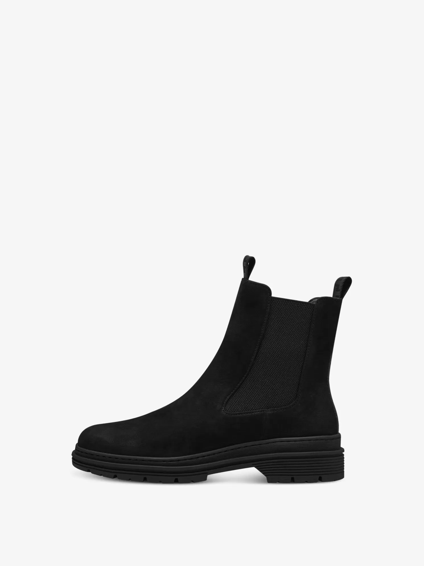 Tamaris Leder Chelsea Boot - schwarz