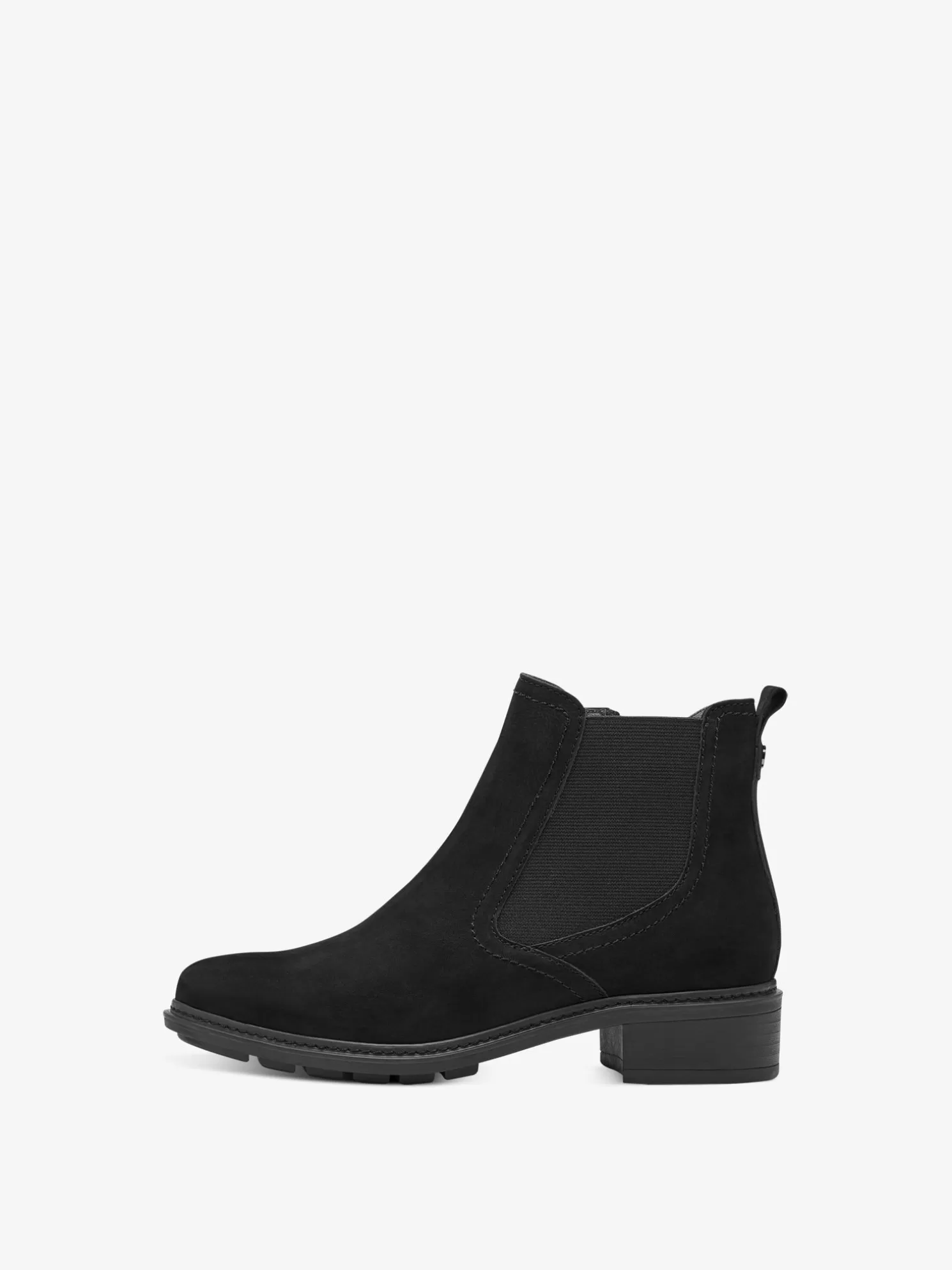 Tamaris Leder Chelsea Boot - schwarz