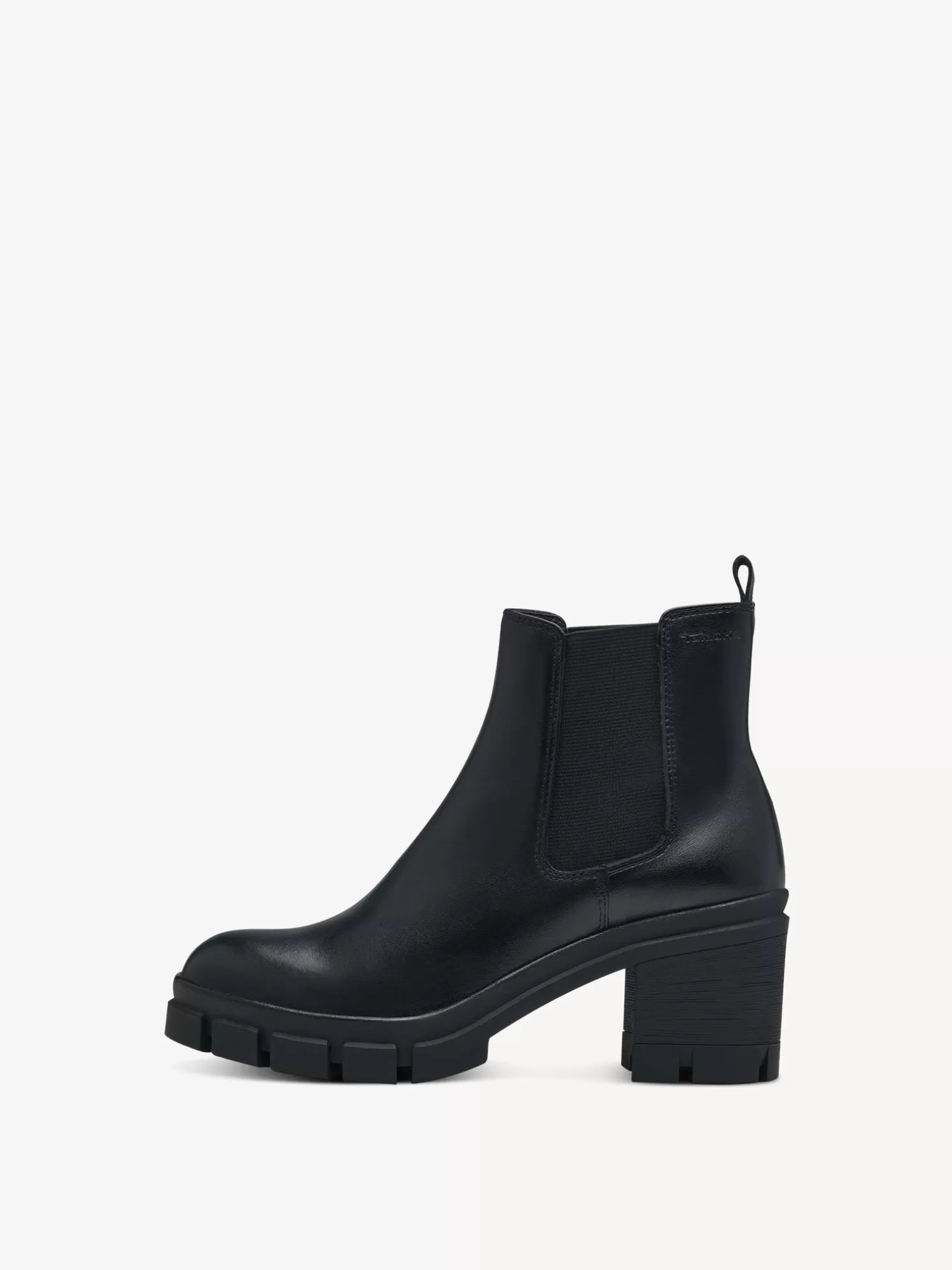 Tamaris Leder Chelsea Boot - schwarz