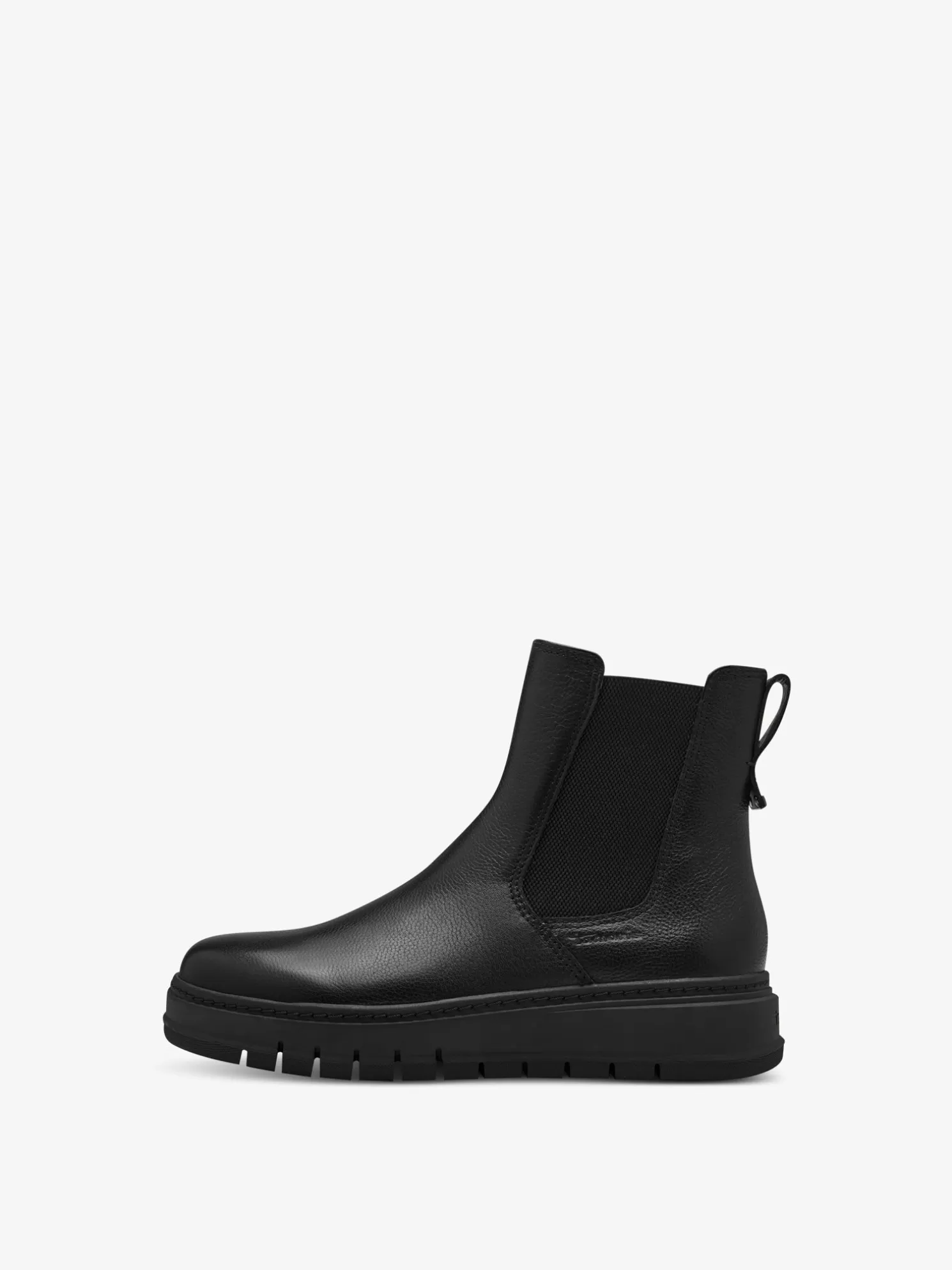 Tamaris Leder Chelsea Boot - schwarz