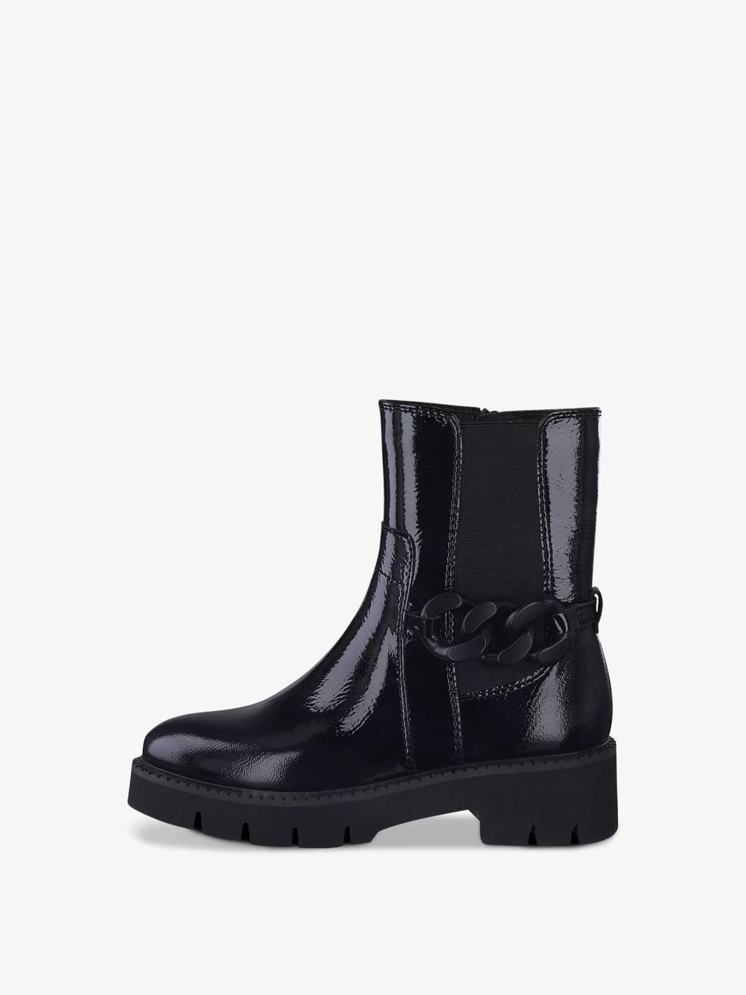 Tamaris Leder Chelsea Boot - schwarz