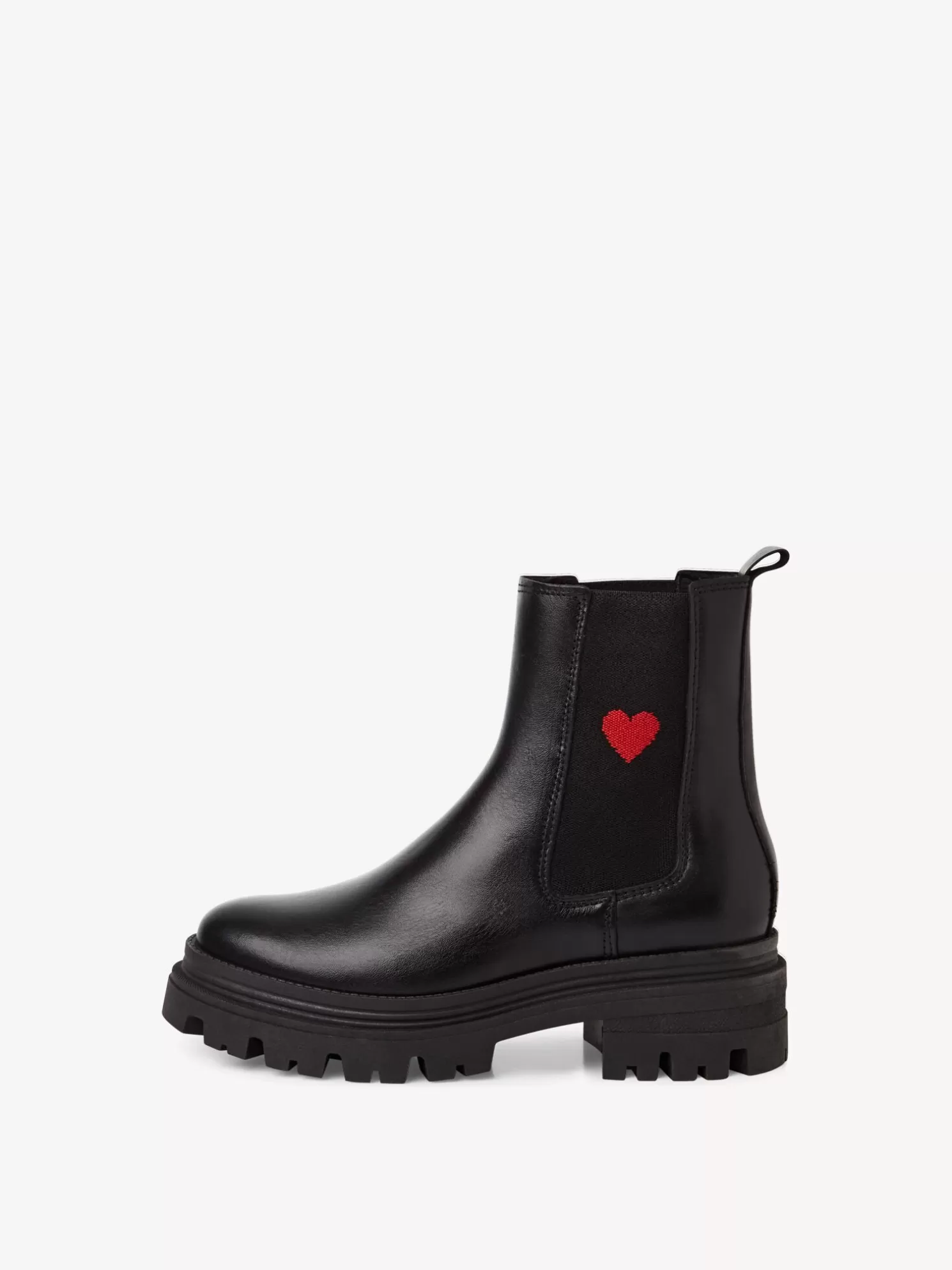 Tamaris Leder Chelsea Boot - schwarz