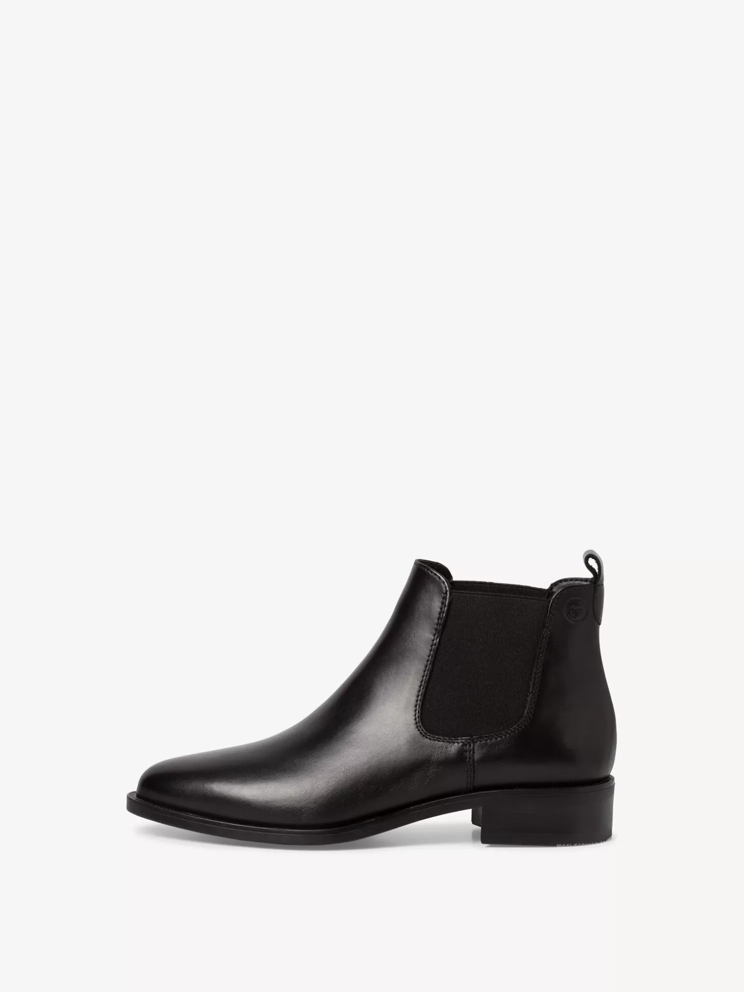 Tamaris Leder Chelsea Boot - schwarz