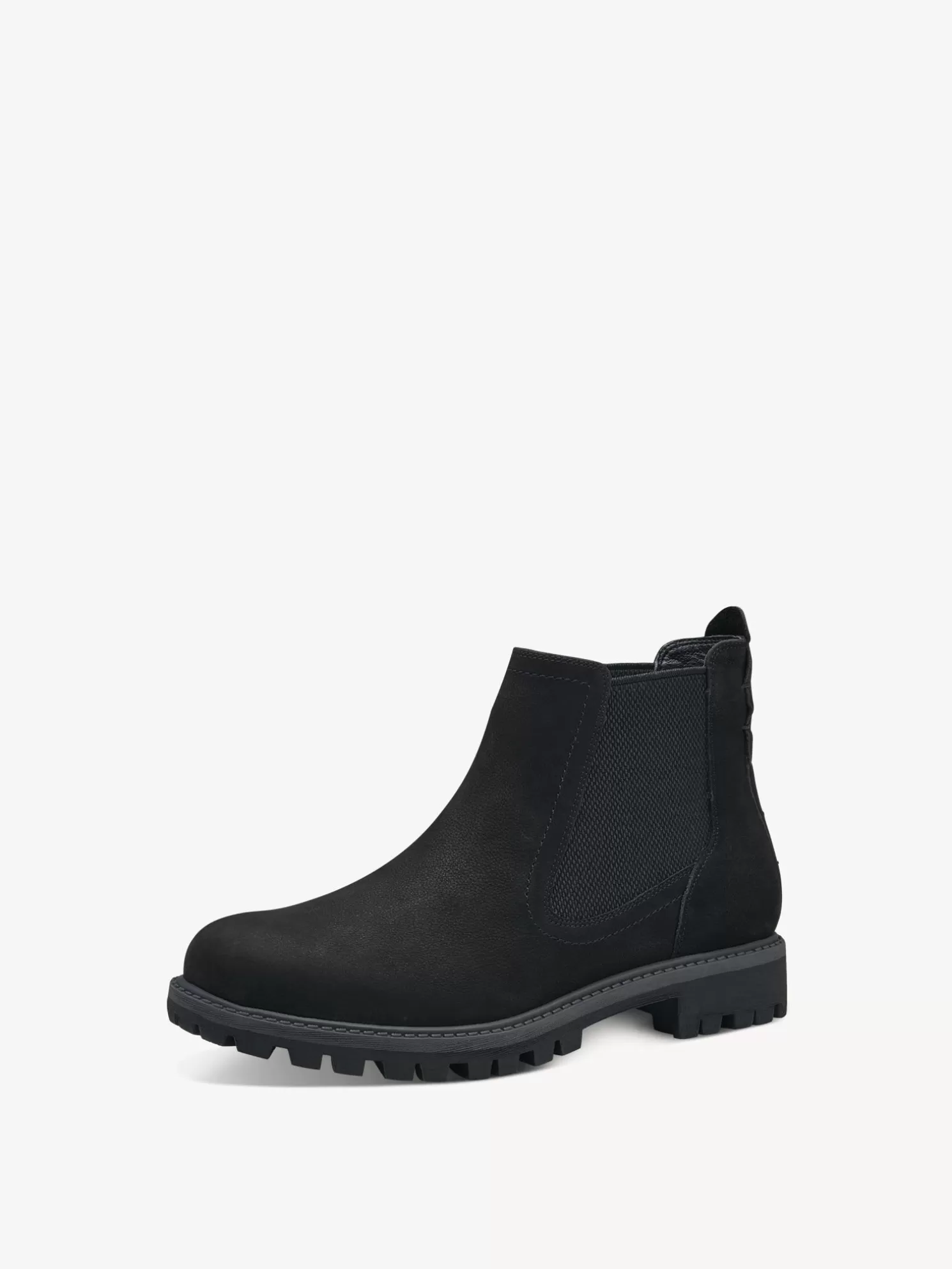 Tamaris Leder Chelsea Boot - schwarz