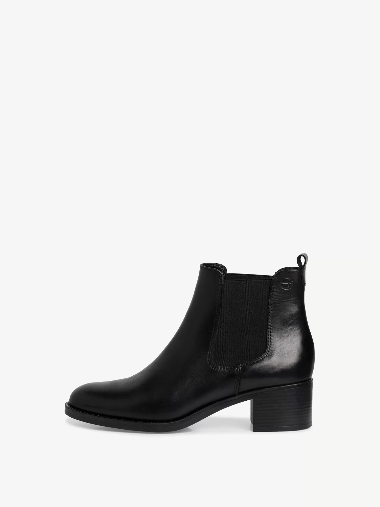 Tamaris Leder Chelsea Boot - schwarz