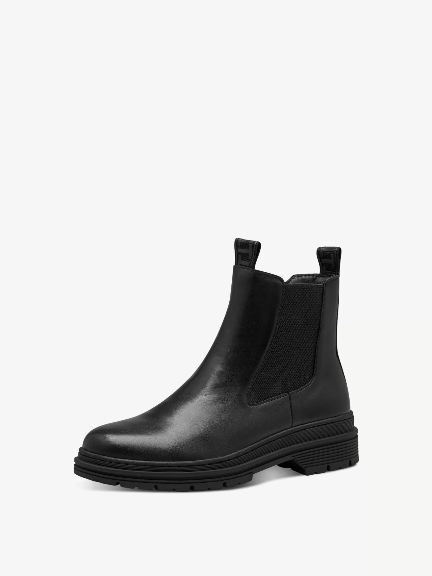 Tamaris Leder Chelsea Boot - schwarz