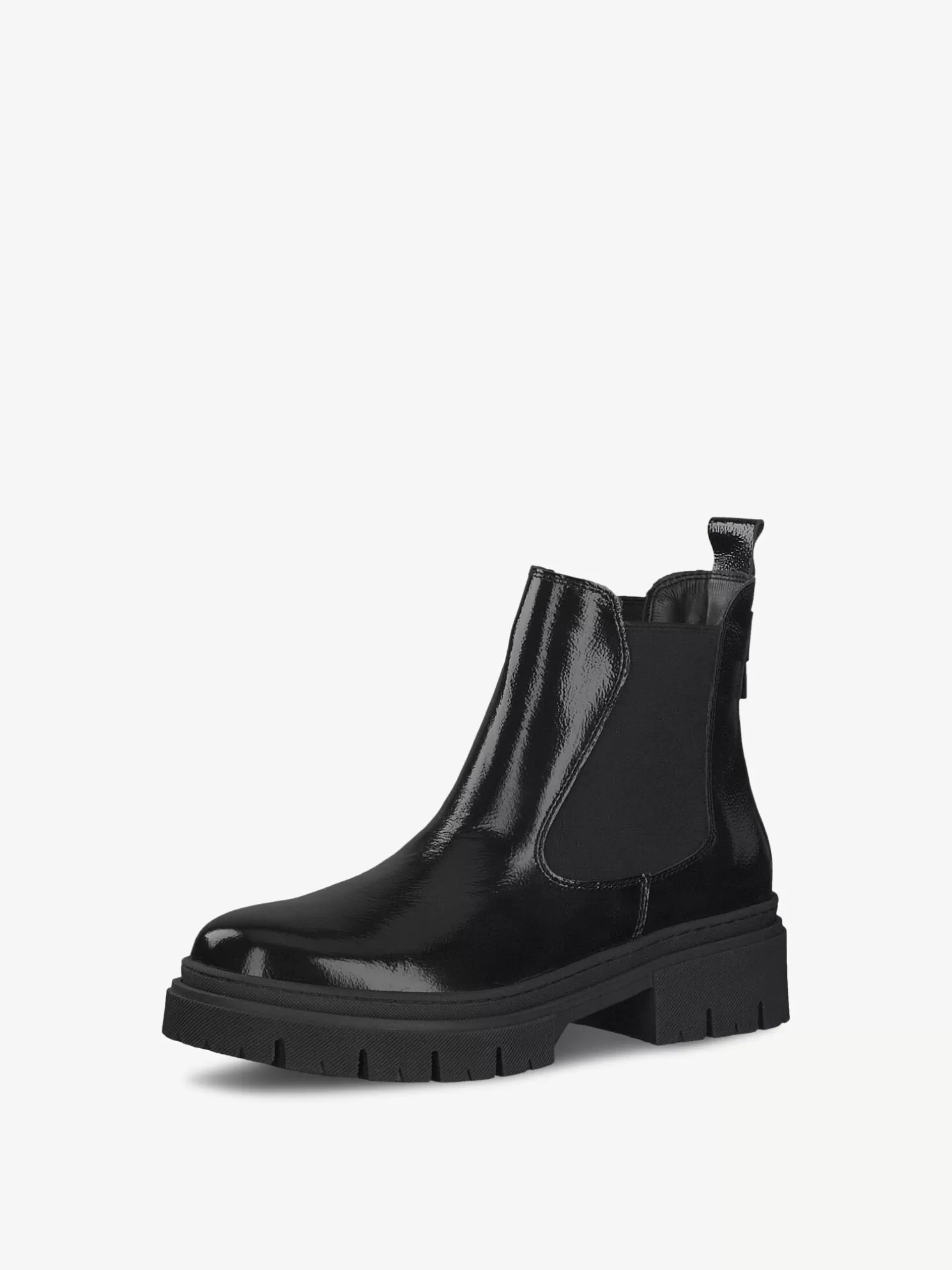 Tamaris Leder Chelsea Boot - schwarz