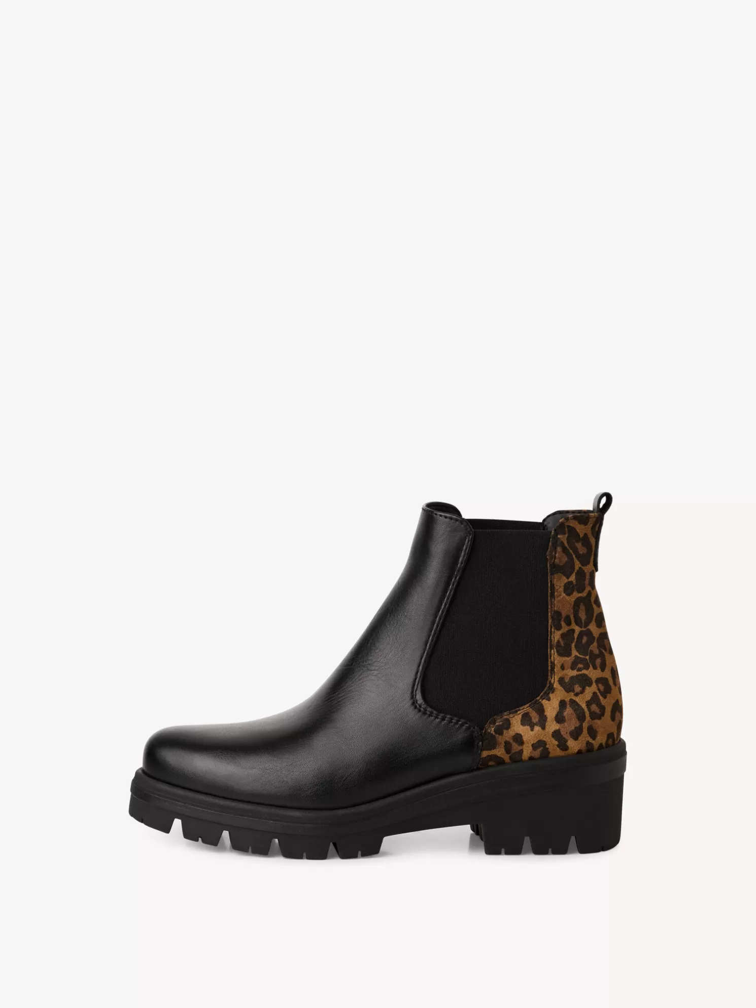 Tamaris Leder Chelsea Boot - schwarz