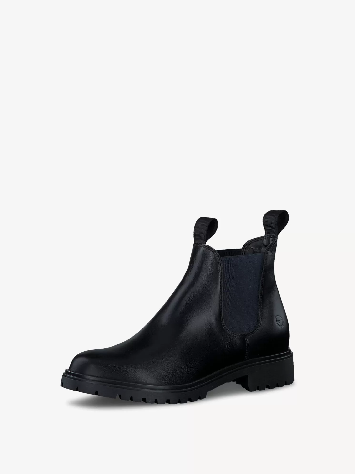 Tamaris Leder Chelsea Boot - schwarz