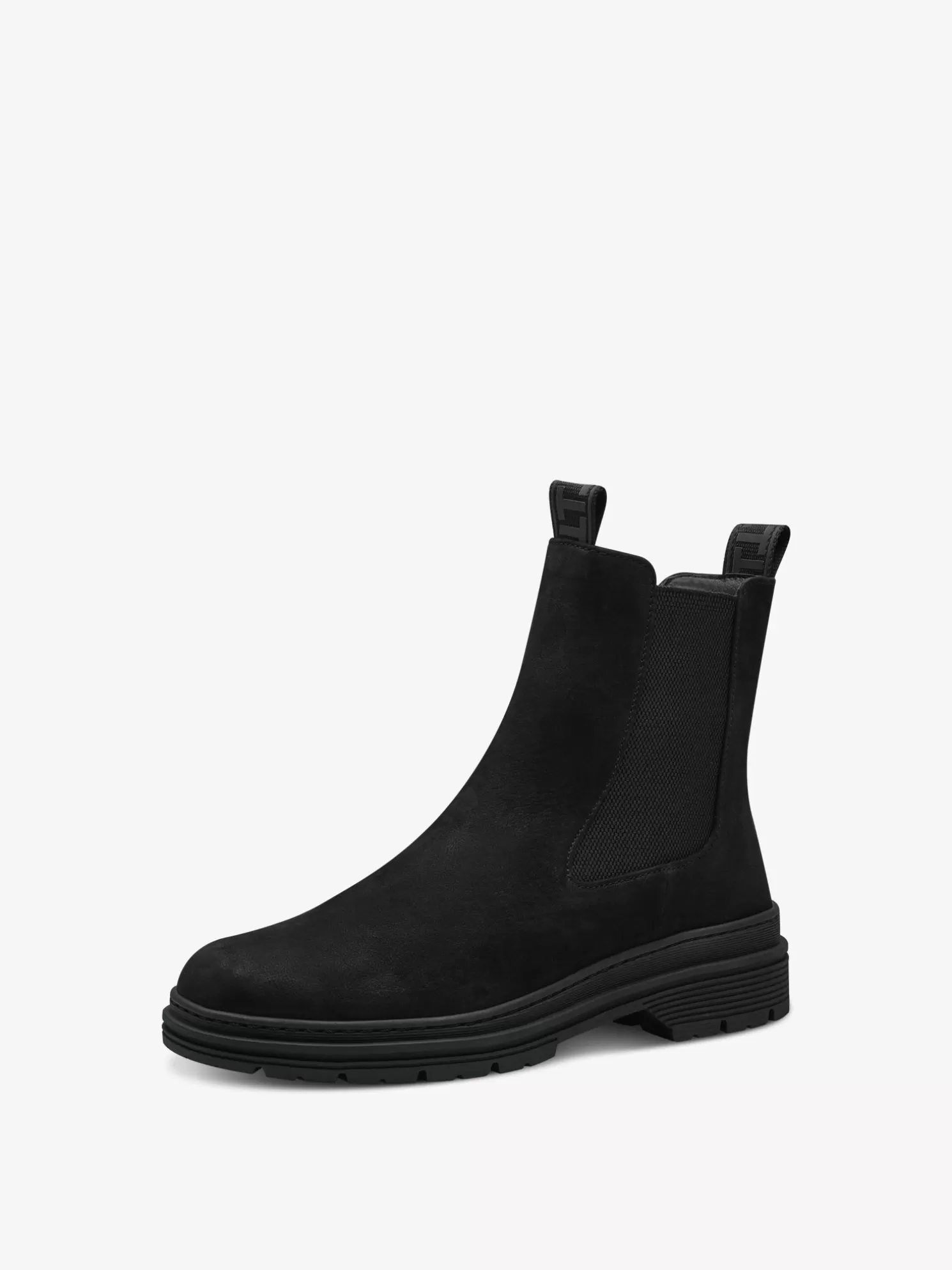 Tamaris Leder Chelsea Boot - schwarz