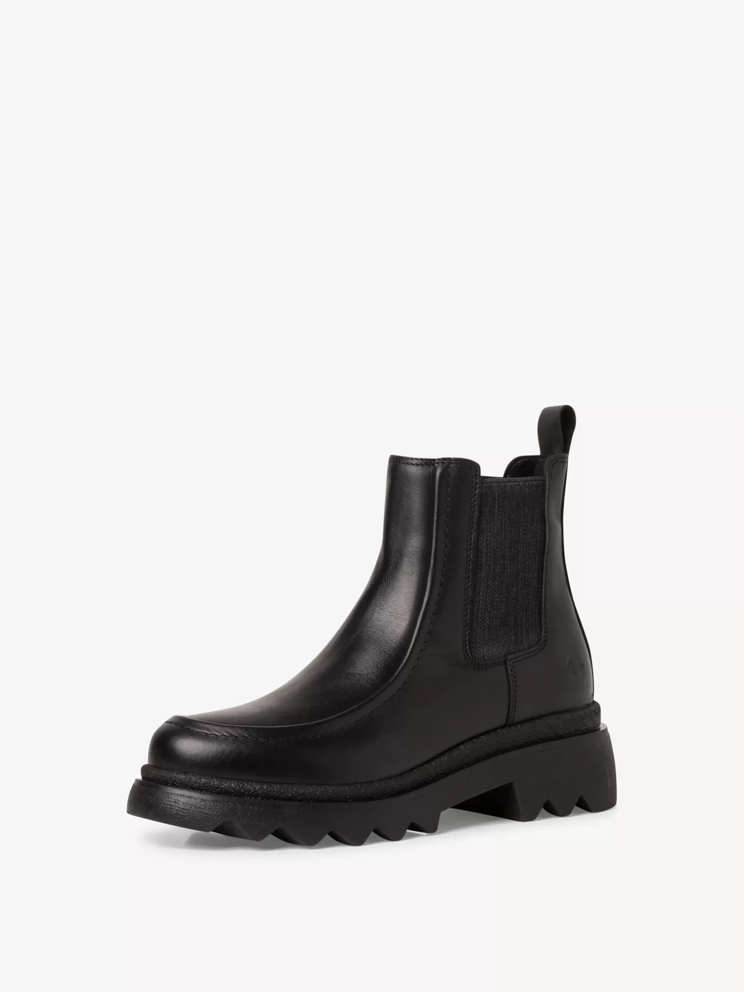 Tamaris Leder Chelsea Boot - schwarz