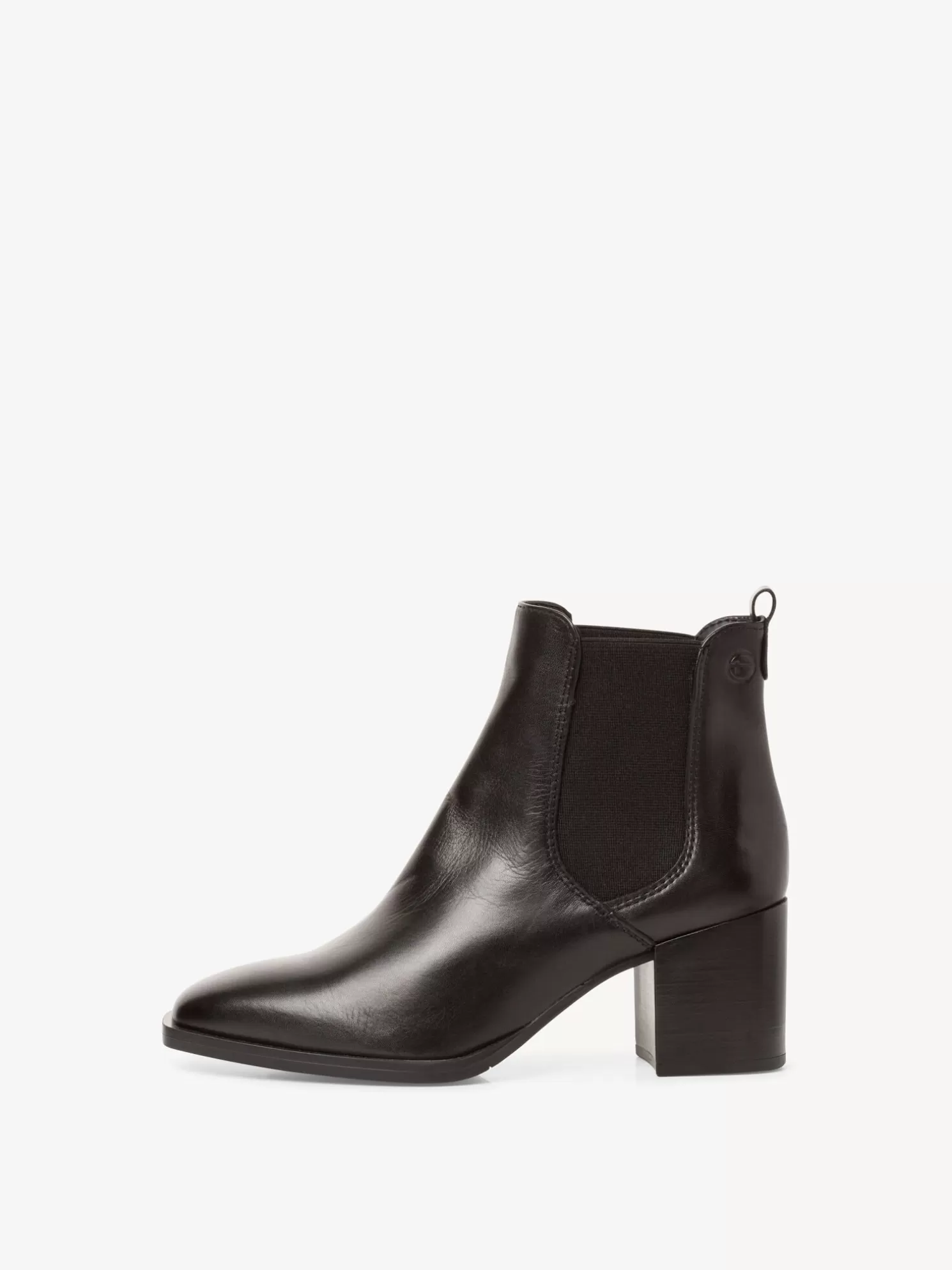 Tamaris Leder Chelsea Boot - schwarz