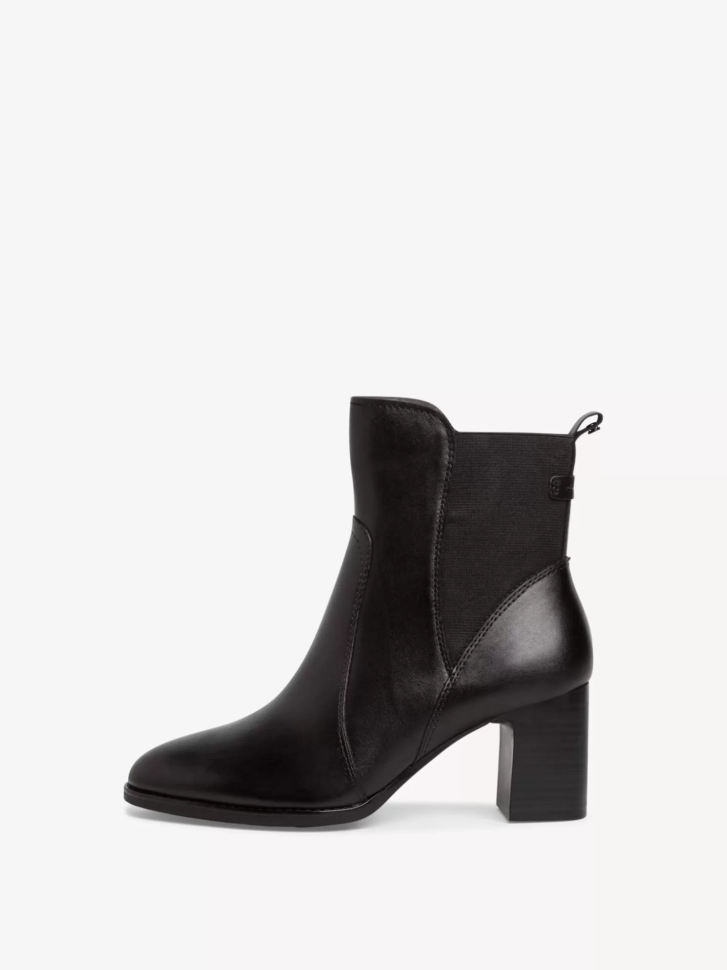 Tamaris Leder Chelsea Boot - schwarz