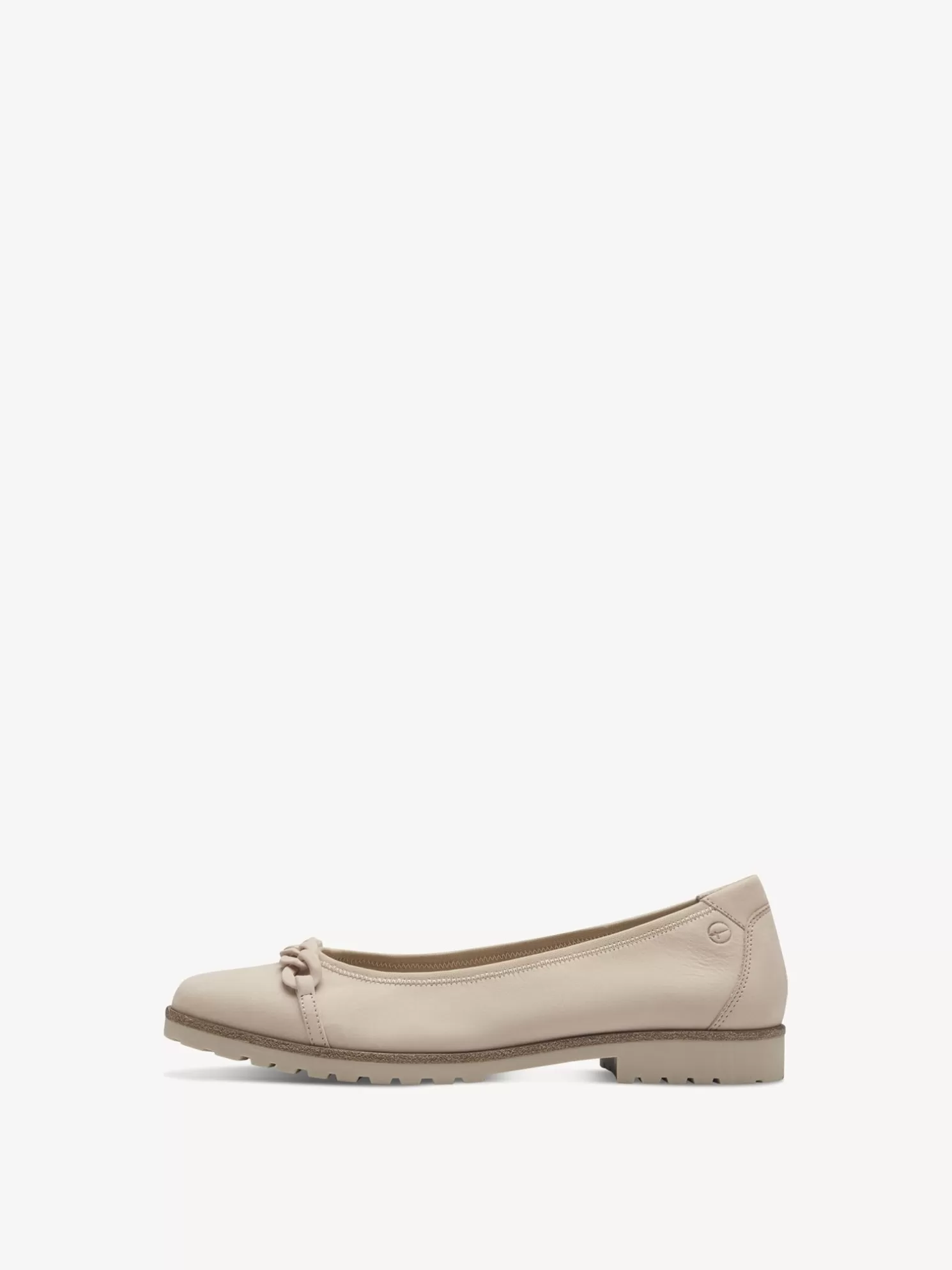 Tamaris Lederballerina - beige