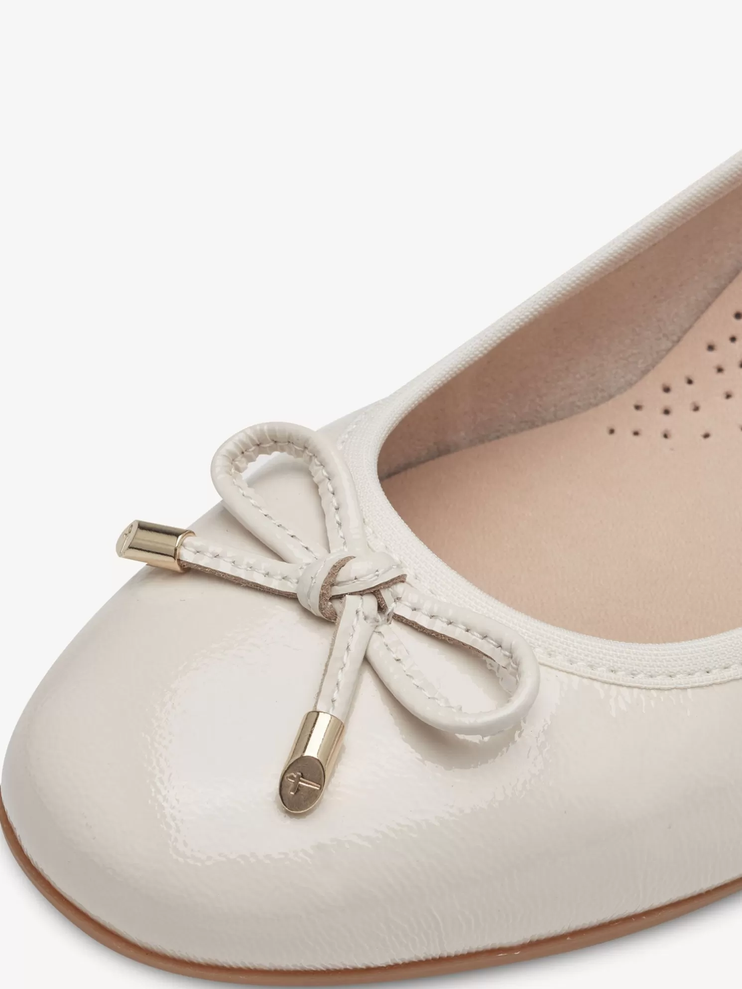 Tamaris Lederballerina - beige