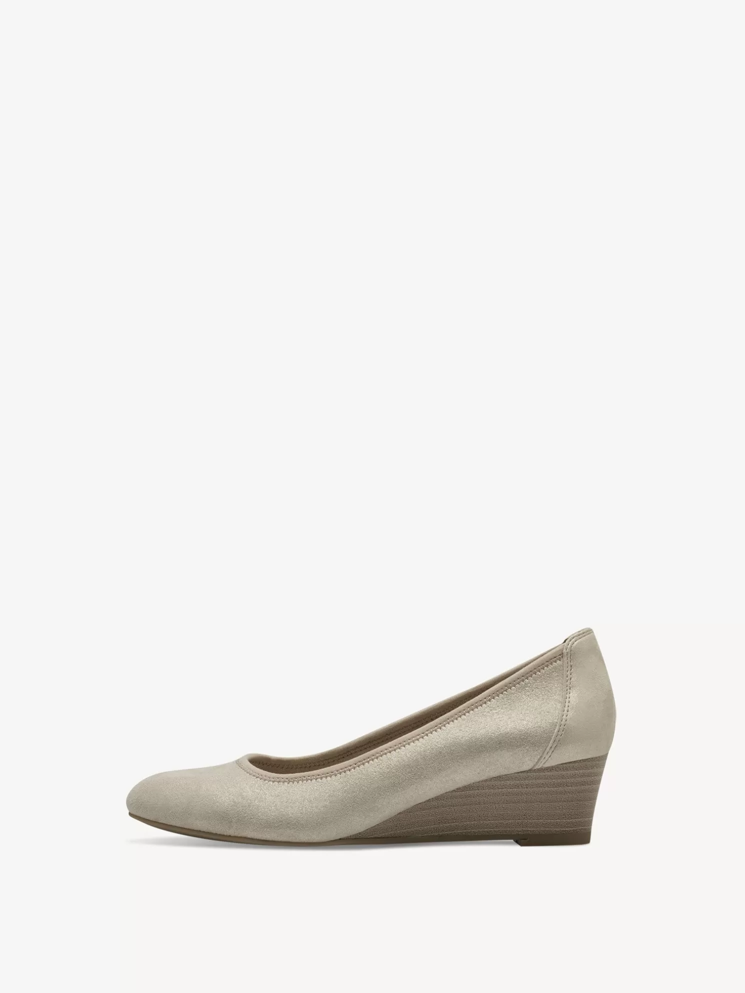 Tamaris Lederkeilpumps - beige