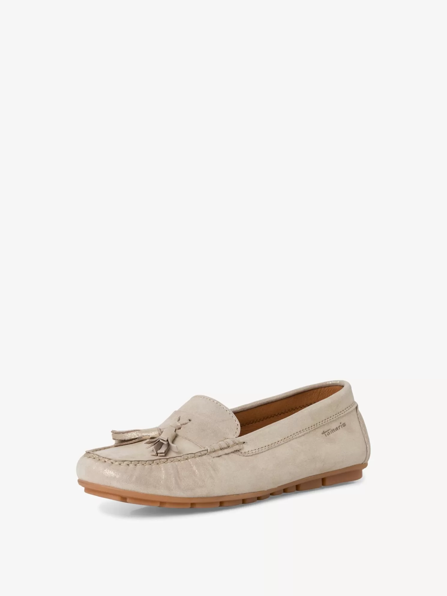 Tamaris Ledermoccassin - beige