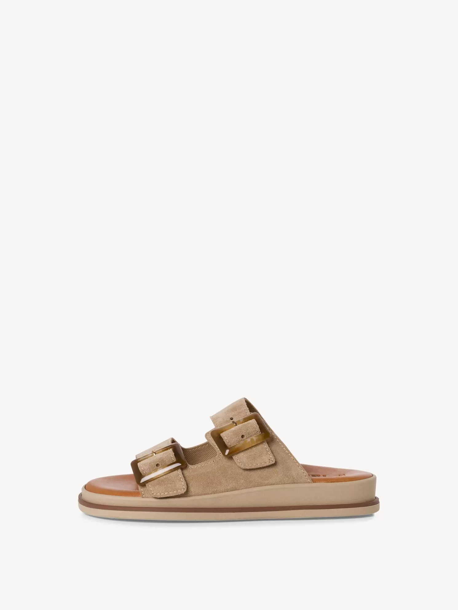 Tamaris Lederpantolette - beige