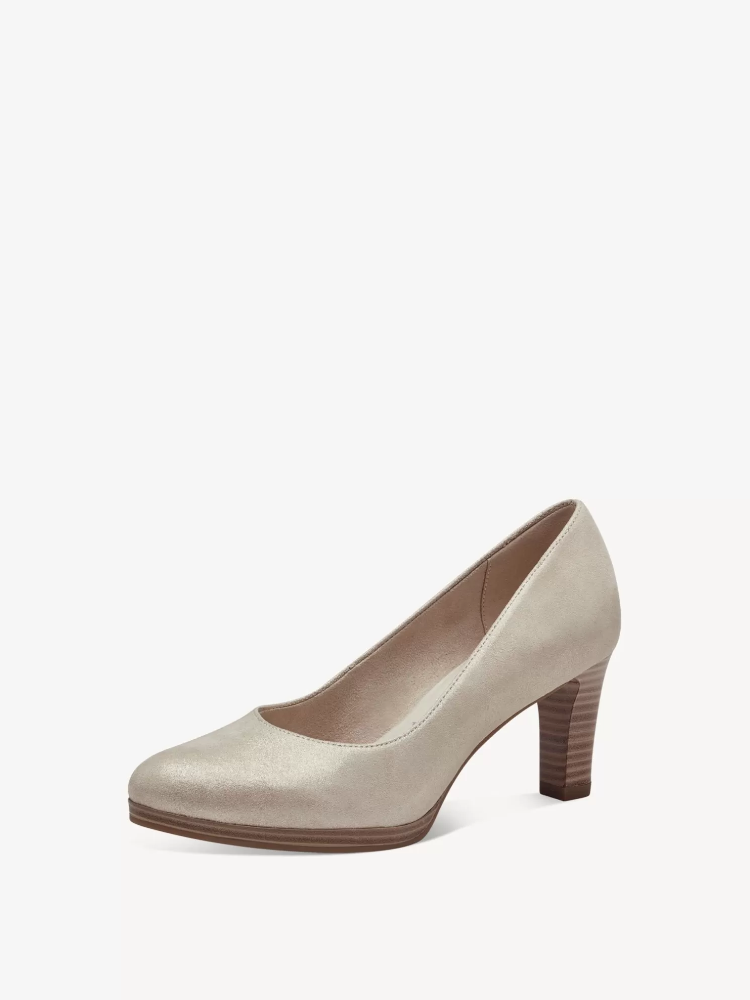 Tamaris Lederpumps - beige