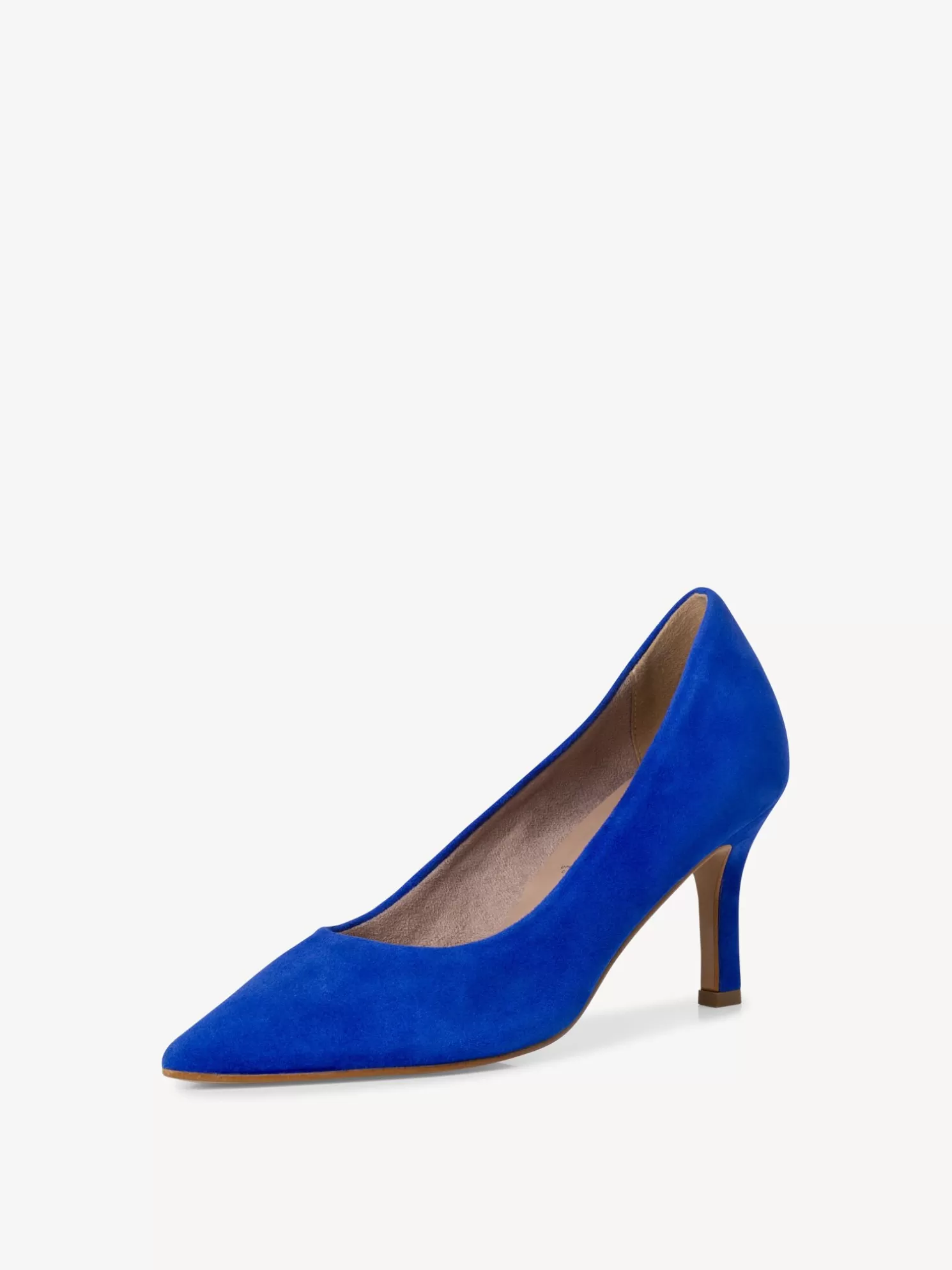 Tamaris Lederpumps - blau