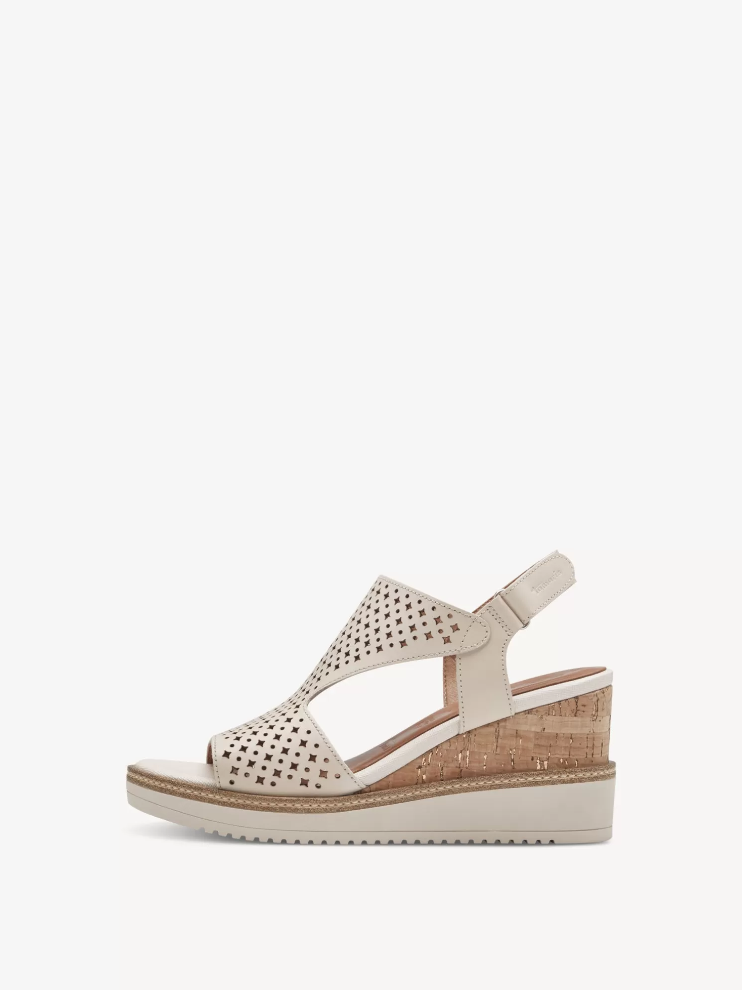 Tamaris Ledersandalette - beige