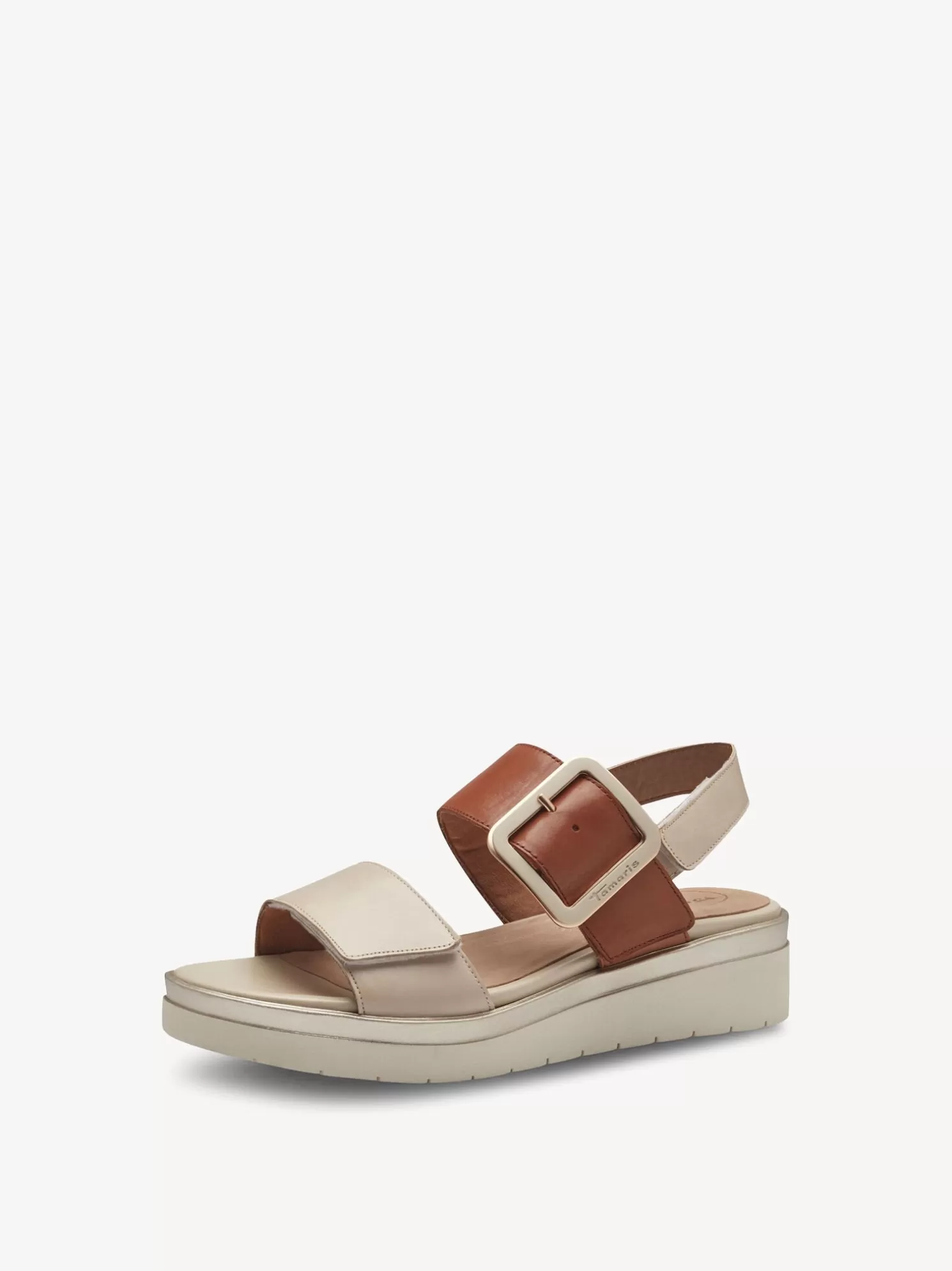 Tamaris Ledersandalette - beige