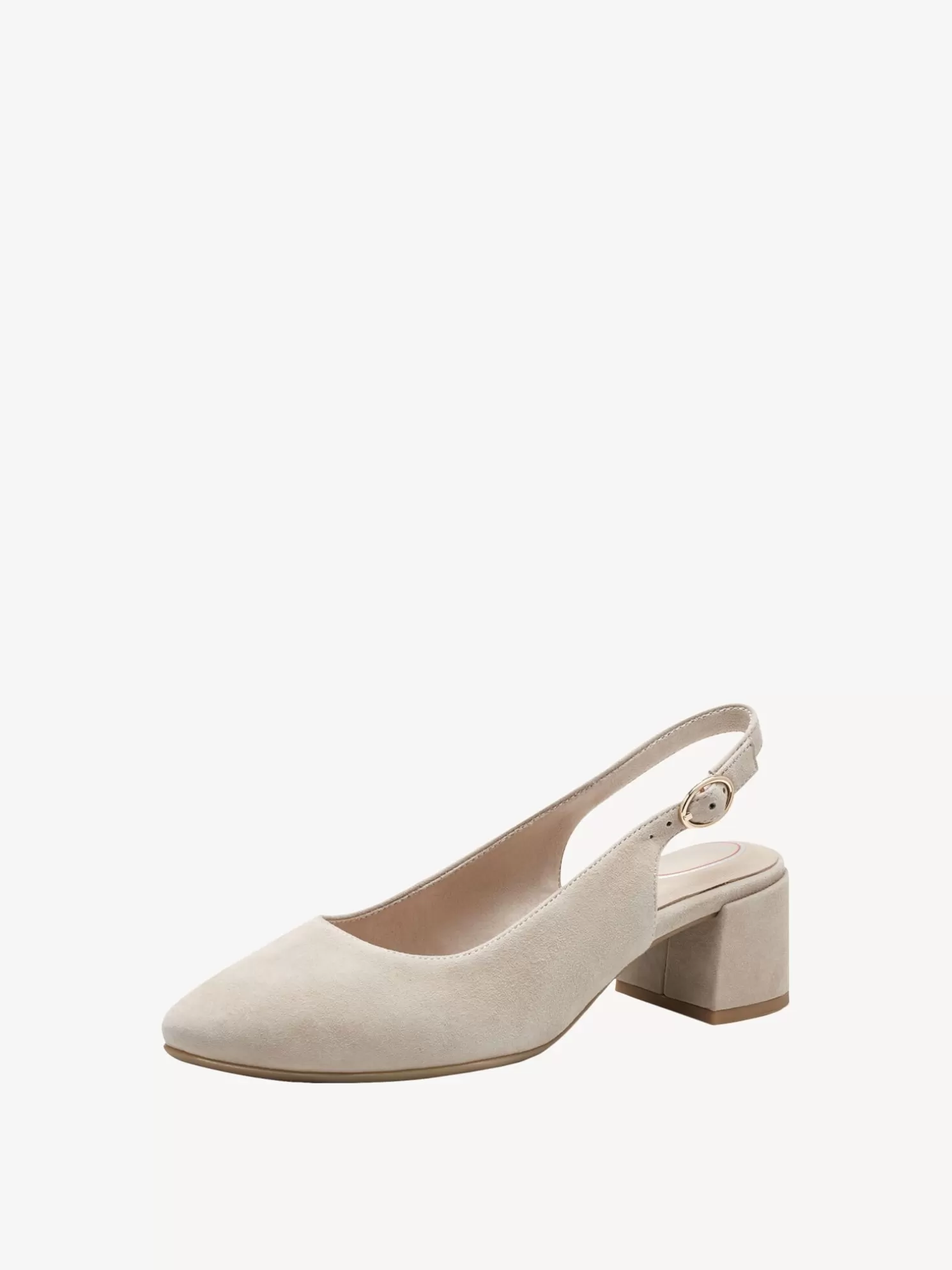 Tamaris Lederslingpumps - beige