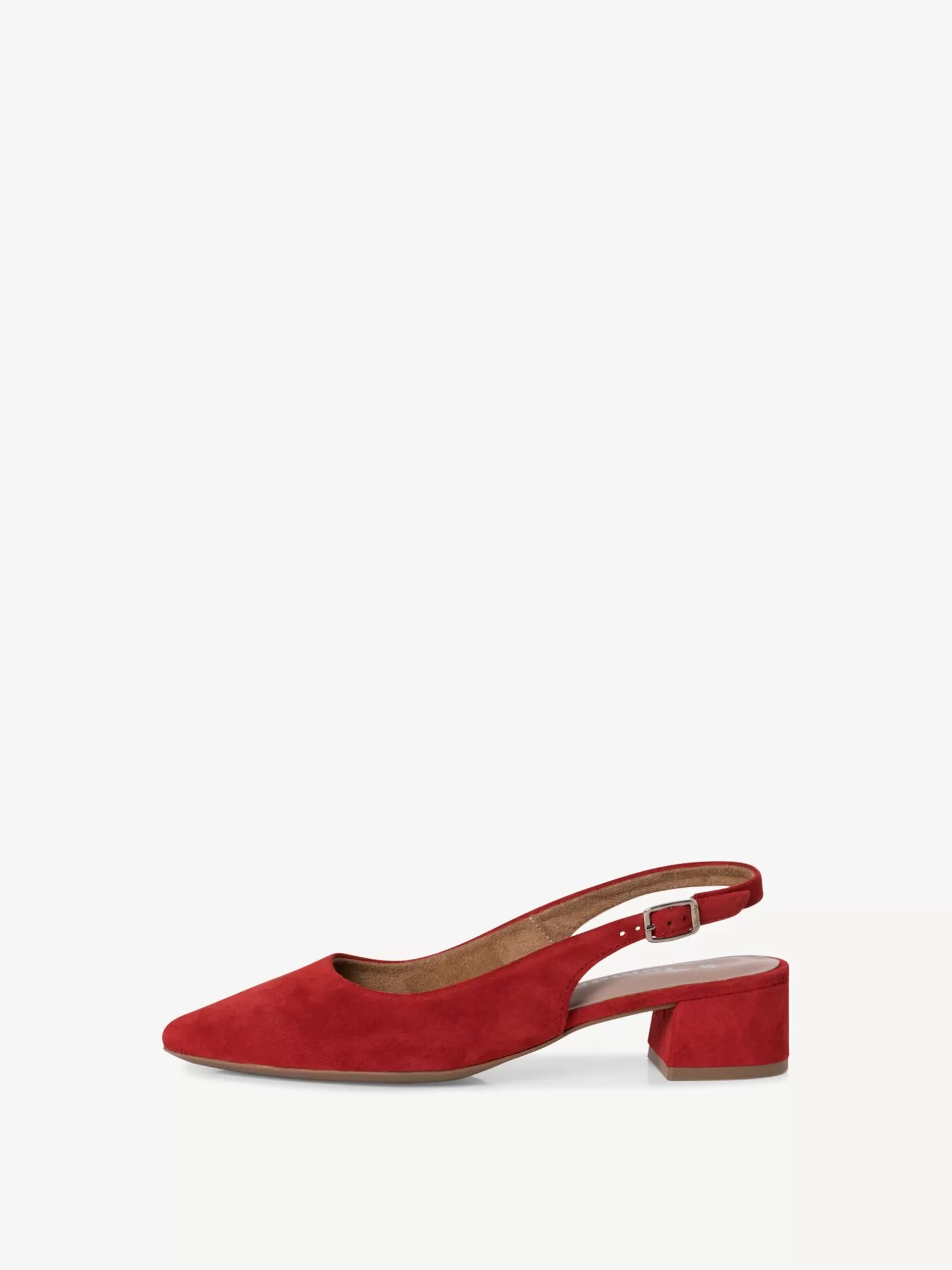 Tamaris Lederslingpumps - rot