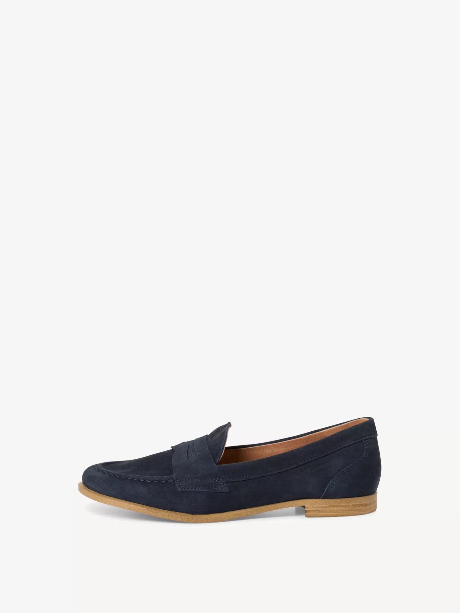 Tamaris Lederslipper - blau