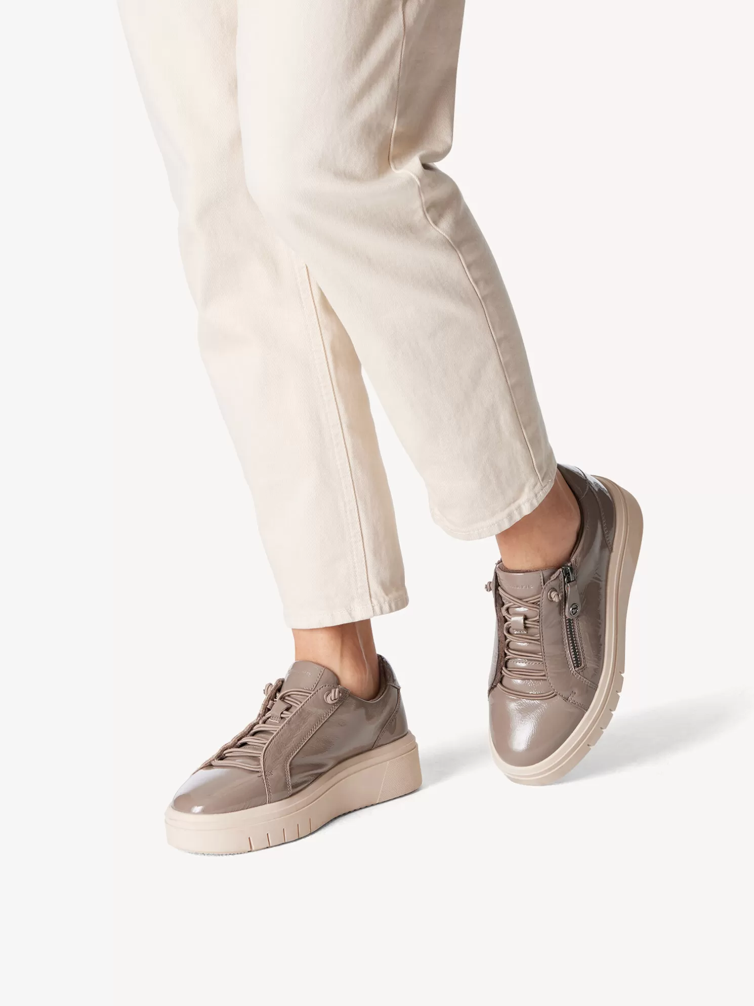 Tamaris Ledersneaker - braun