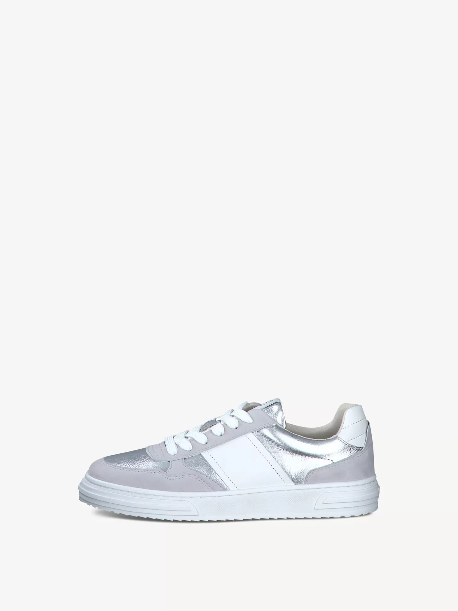 Tamaris Ledersneaker - silber