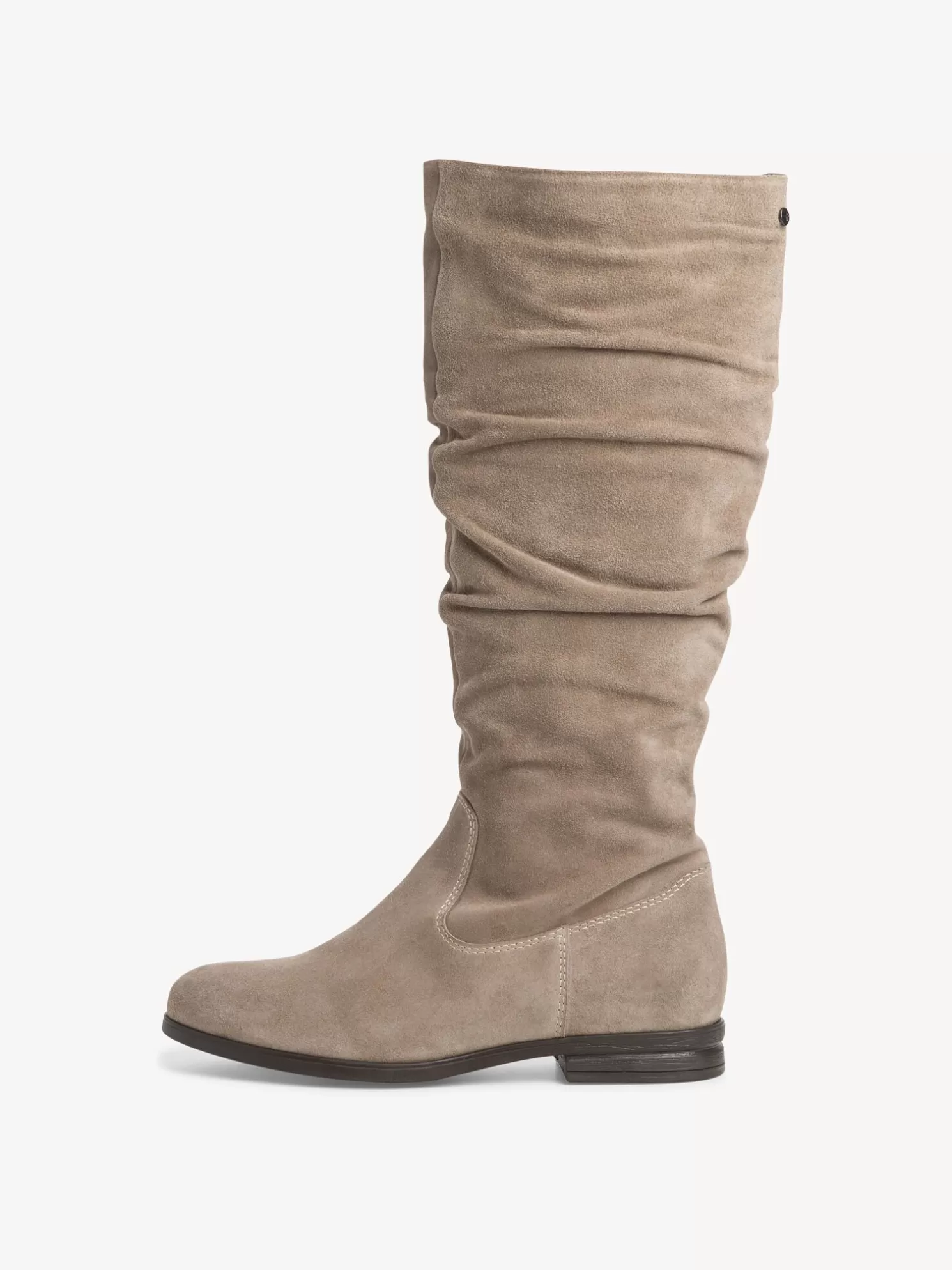 Tamaris Lederstiefel - beige