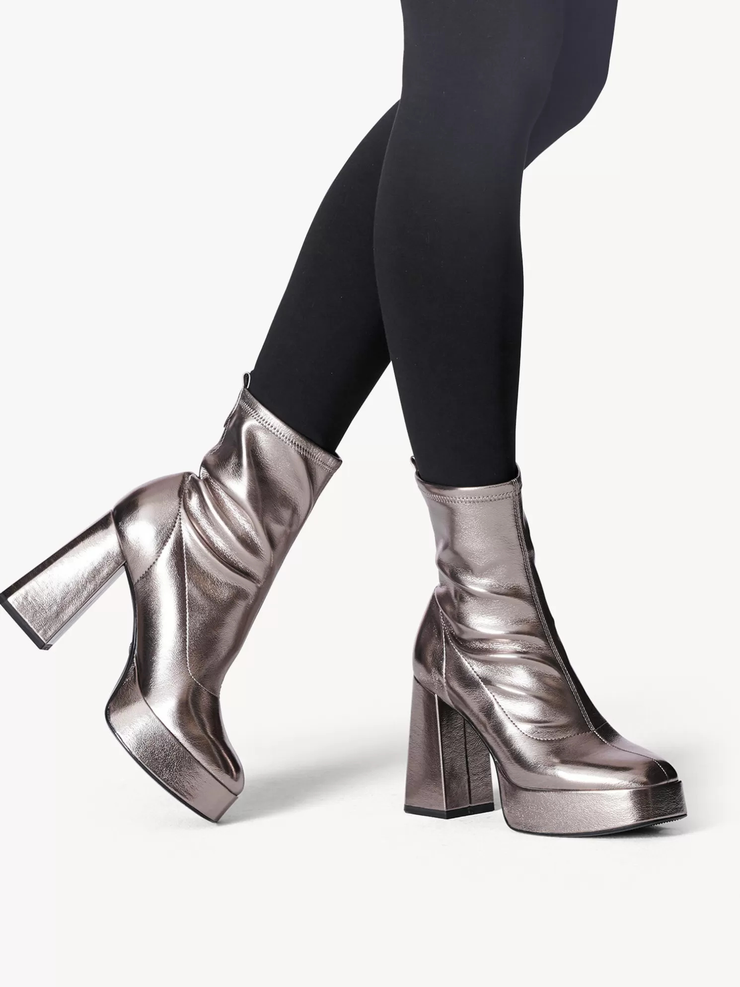 Tamaris Stiefelette - metallic